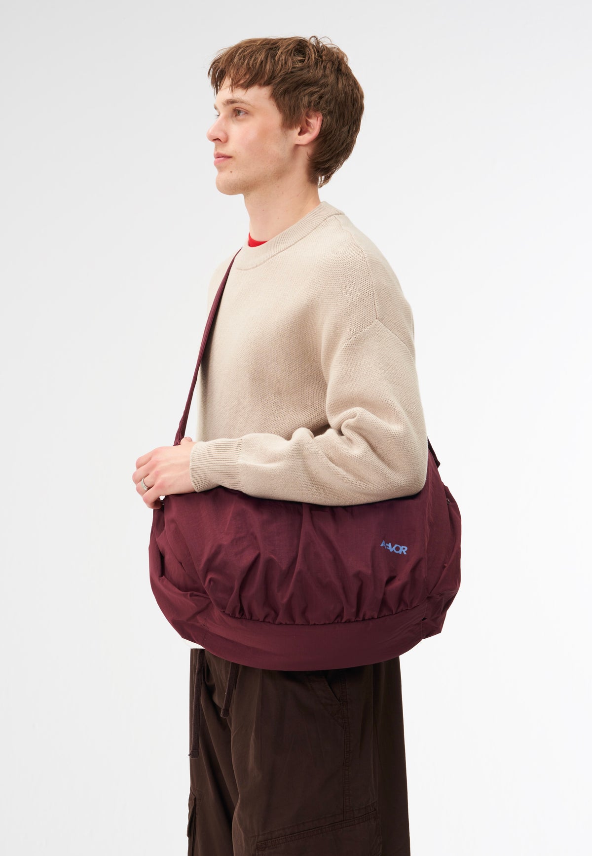 AEVOR Slouchy Bag Burgundy Sling Bag