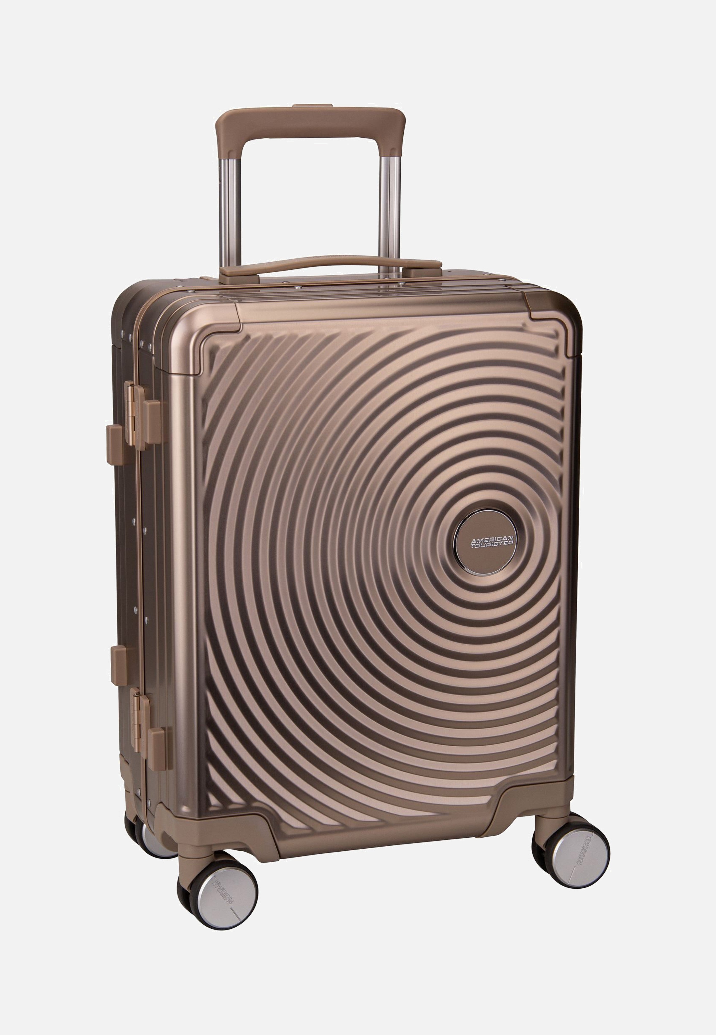American Tourister Soundbox Alu Spinner 55 Bronze Suitcase
