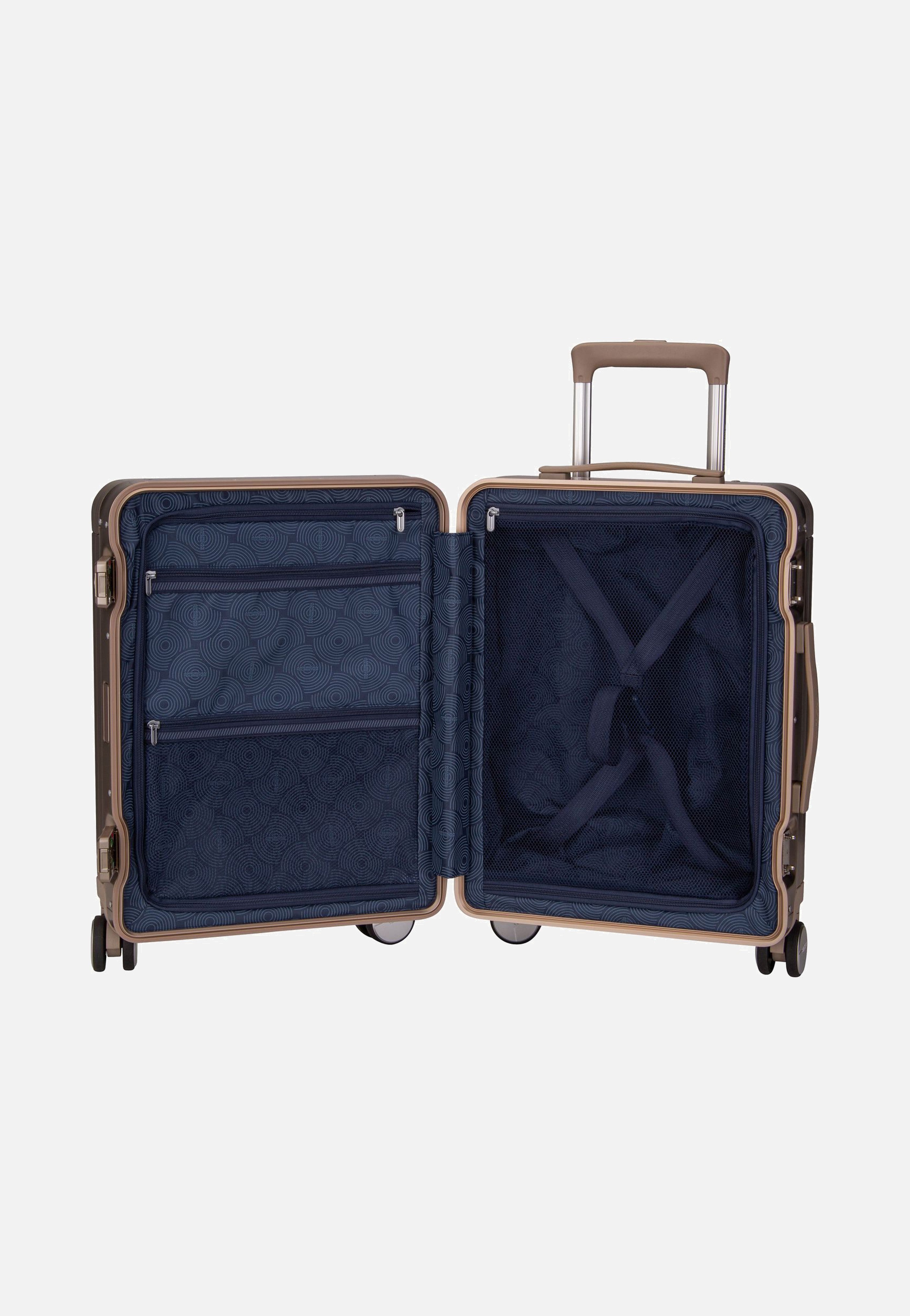American Tourister Soundbox Alu Spinner 55 Bronze Suitcase