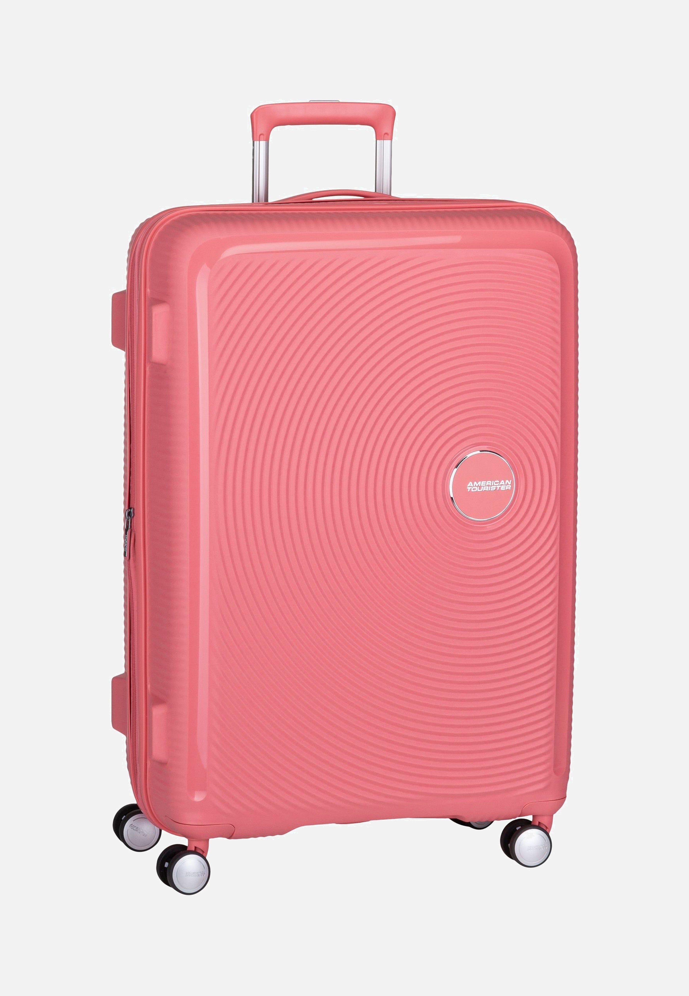 American Tourister SoundBox Spinner 77 EXP Sun Kissed Coral Suitcase