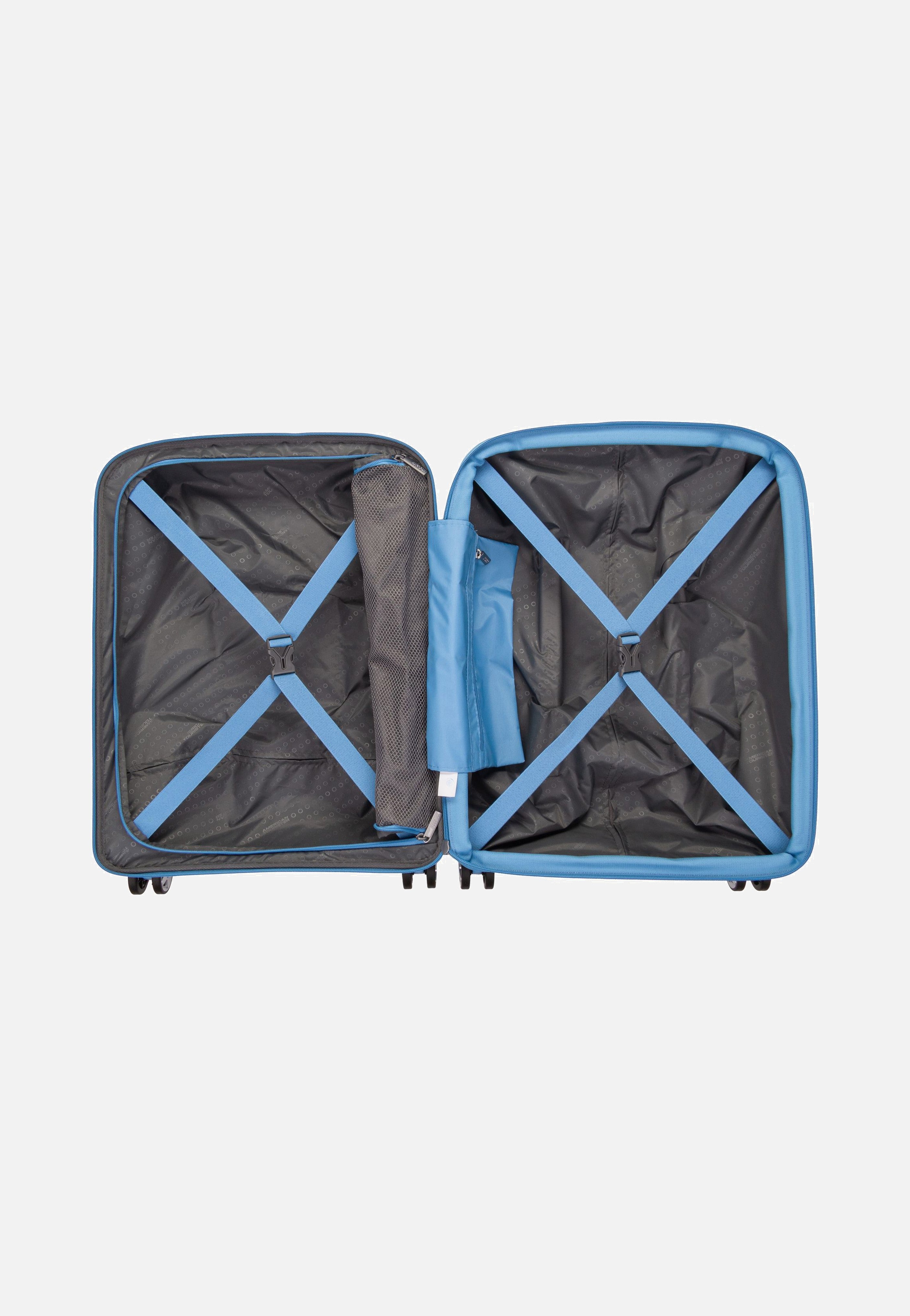 American Tourister Starvibe Spinner 55 EXP Tranquil Blue Suitcase
