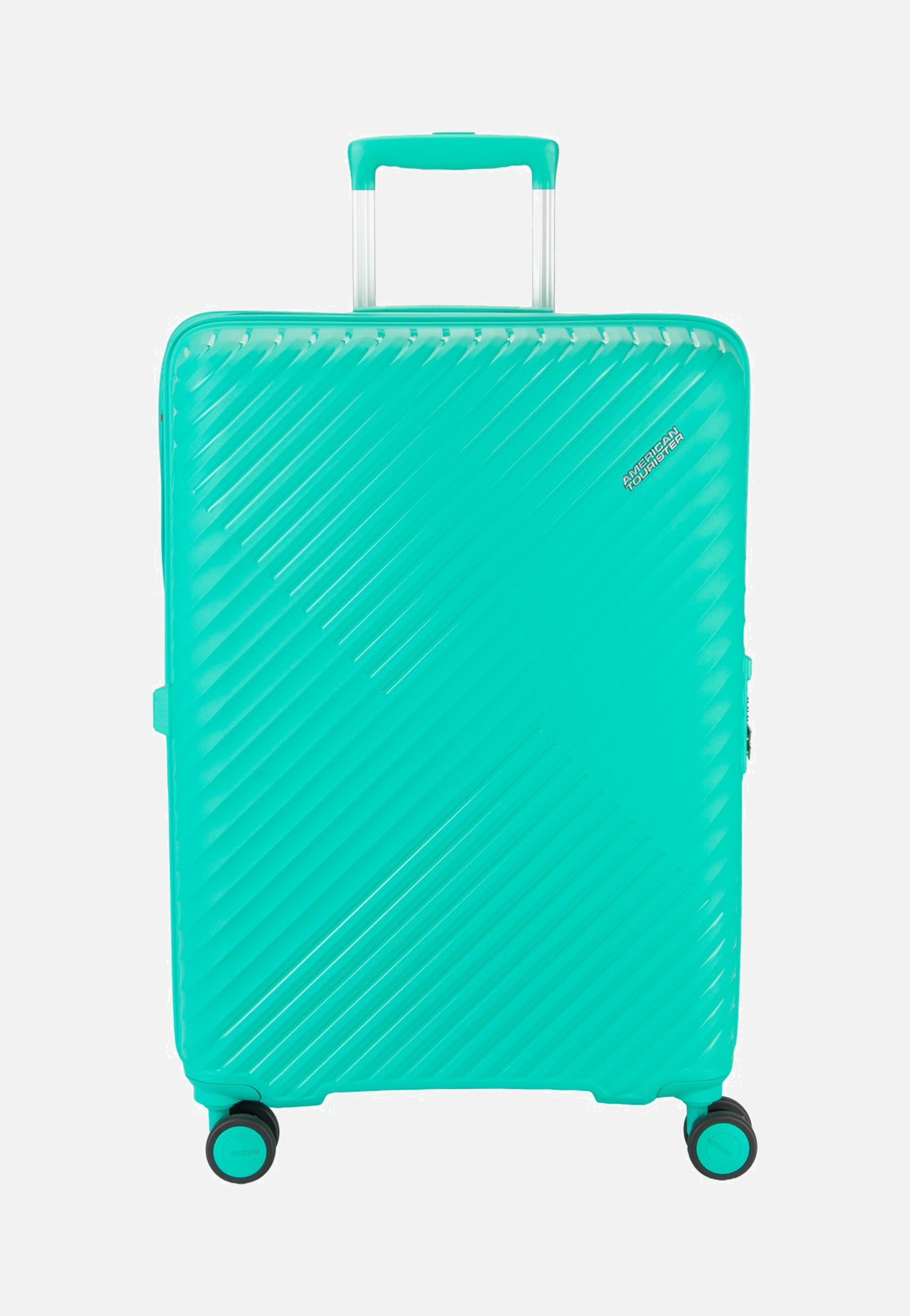 American Tourister Diablast Spinner 68/25 Exp Cyber Aqua Suitcase