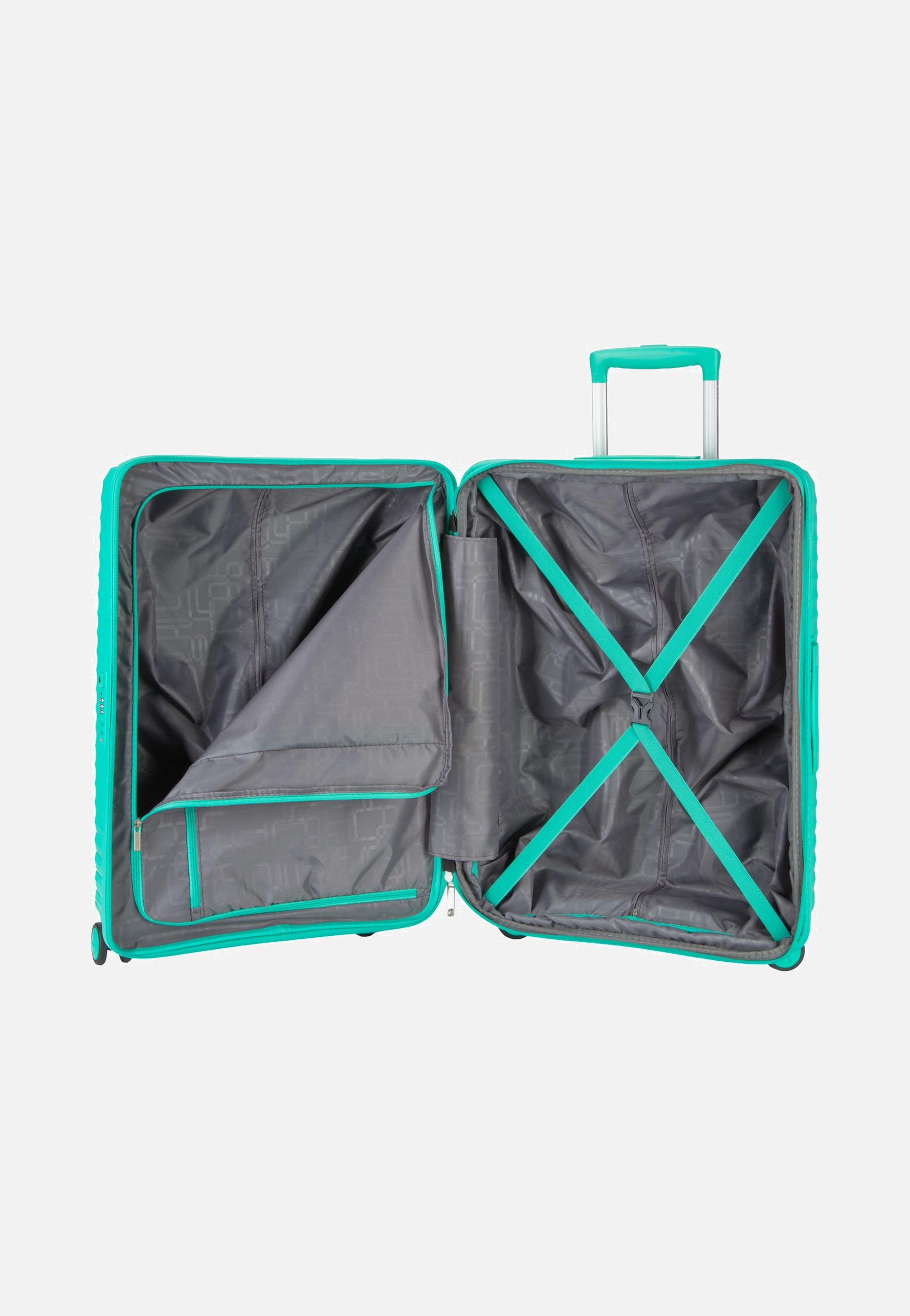 American Tourister Diablast Spinner 68/25 Exp Cyber Aqua Suitcase