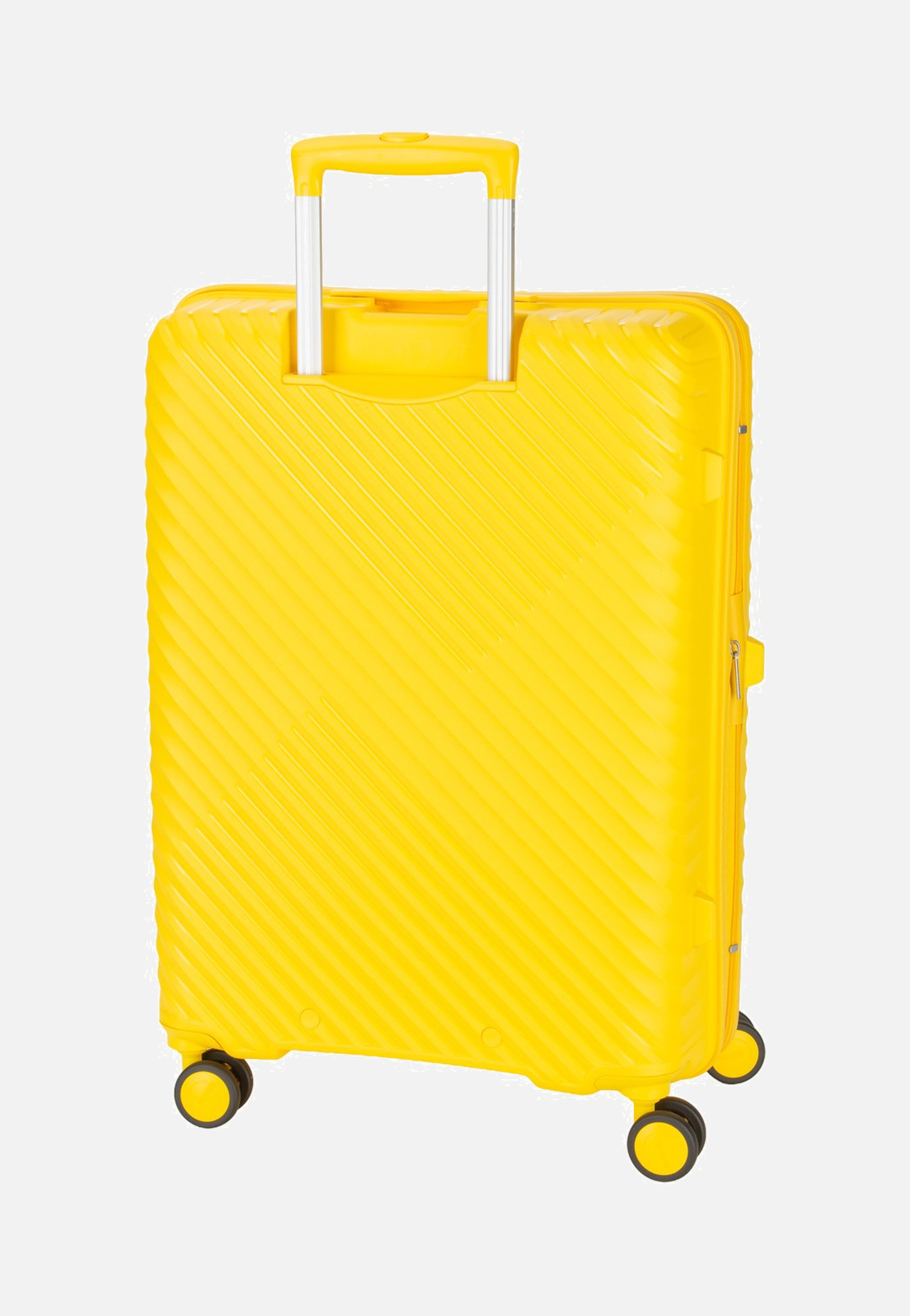 American Tourister Diablast Spinner 68/25 Exp Digital Yellow Suitcase