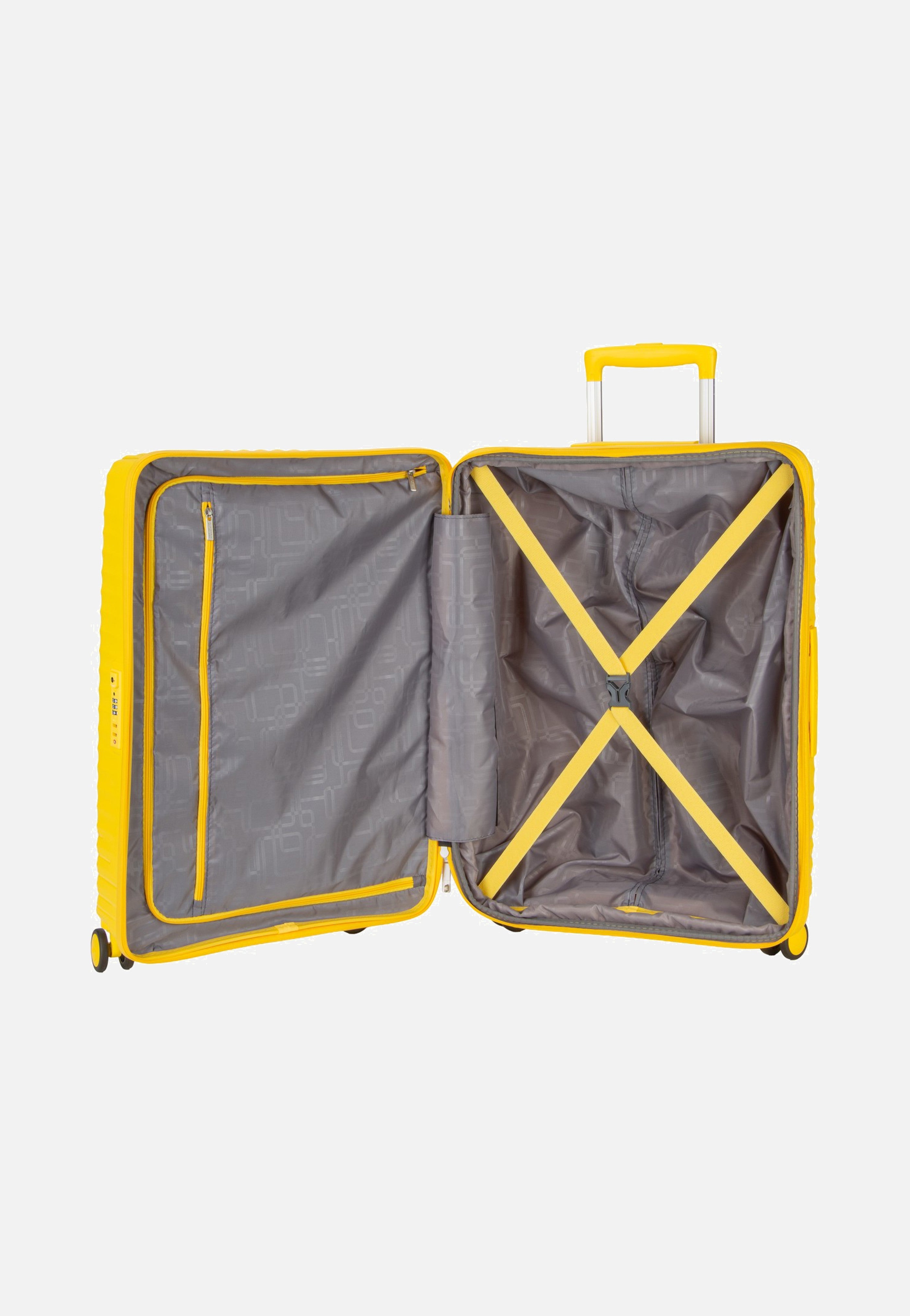 American Tourister Diablast Spinner 68/25 Exp Digital Yellow Suitcase