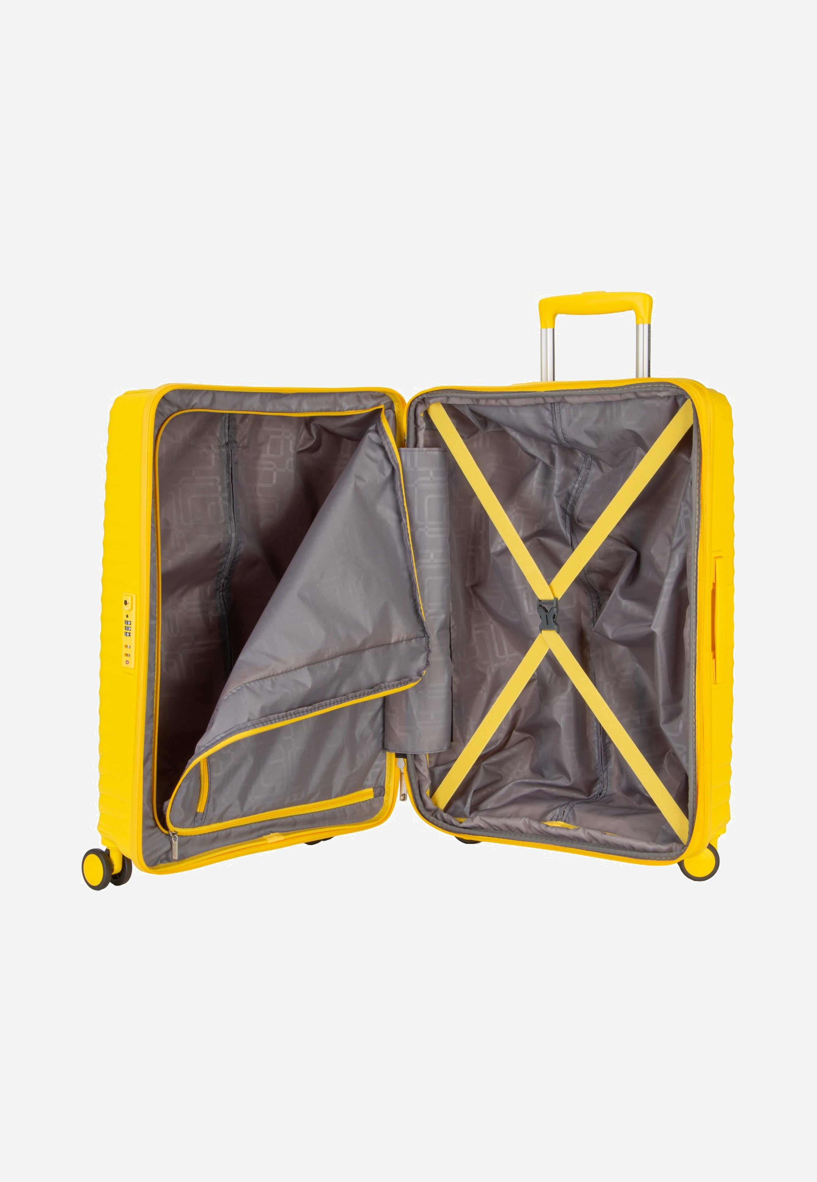 American Tourister Diablast Spinner 68/25 Exp Digital Yellow Suitcase