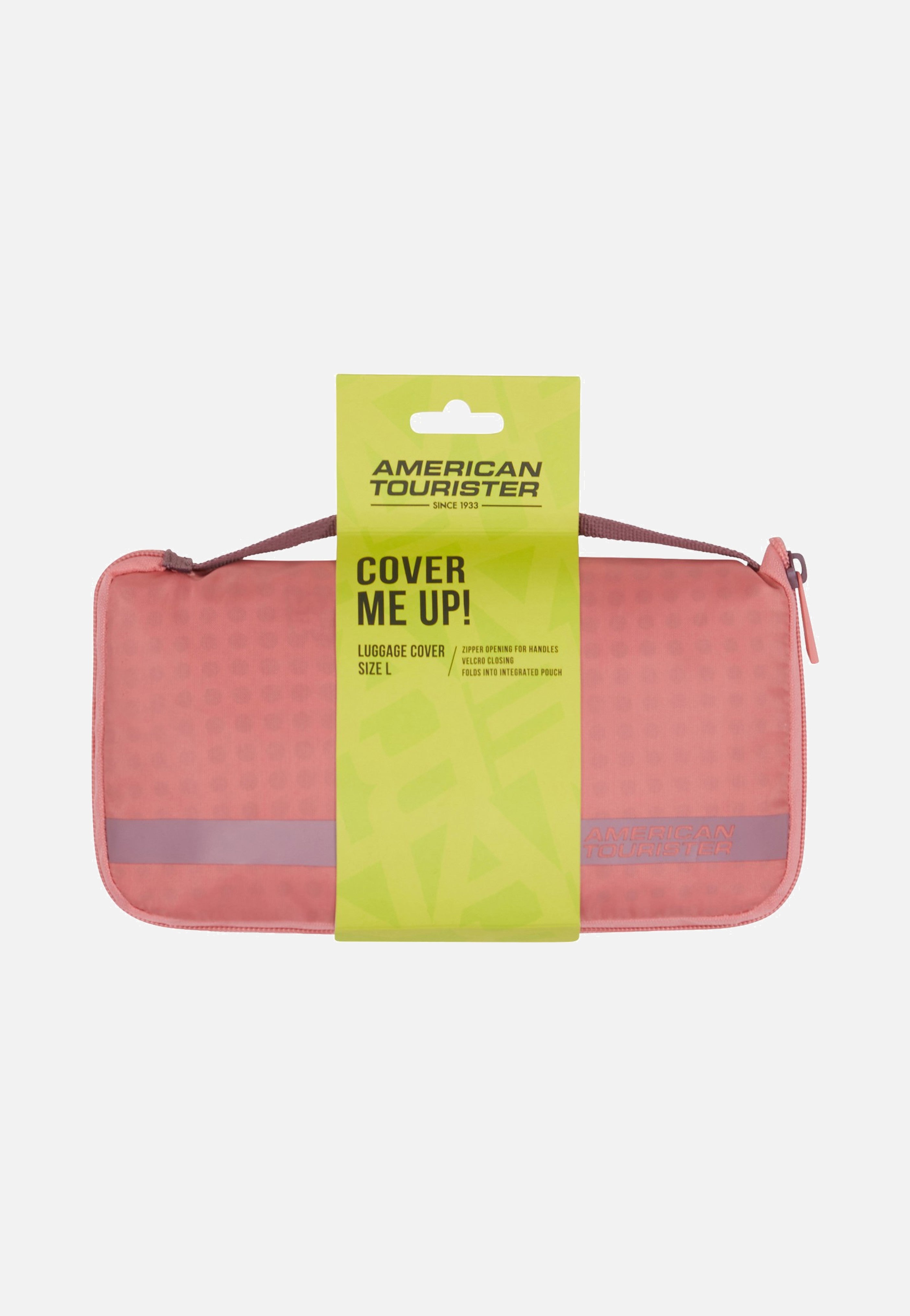 American Tourister Foldable L Pink/Mauve Luggage Cover