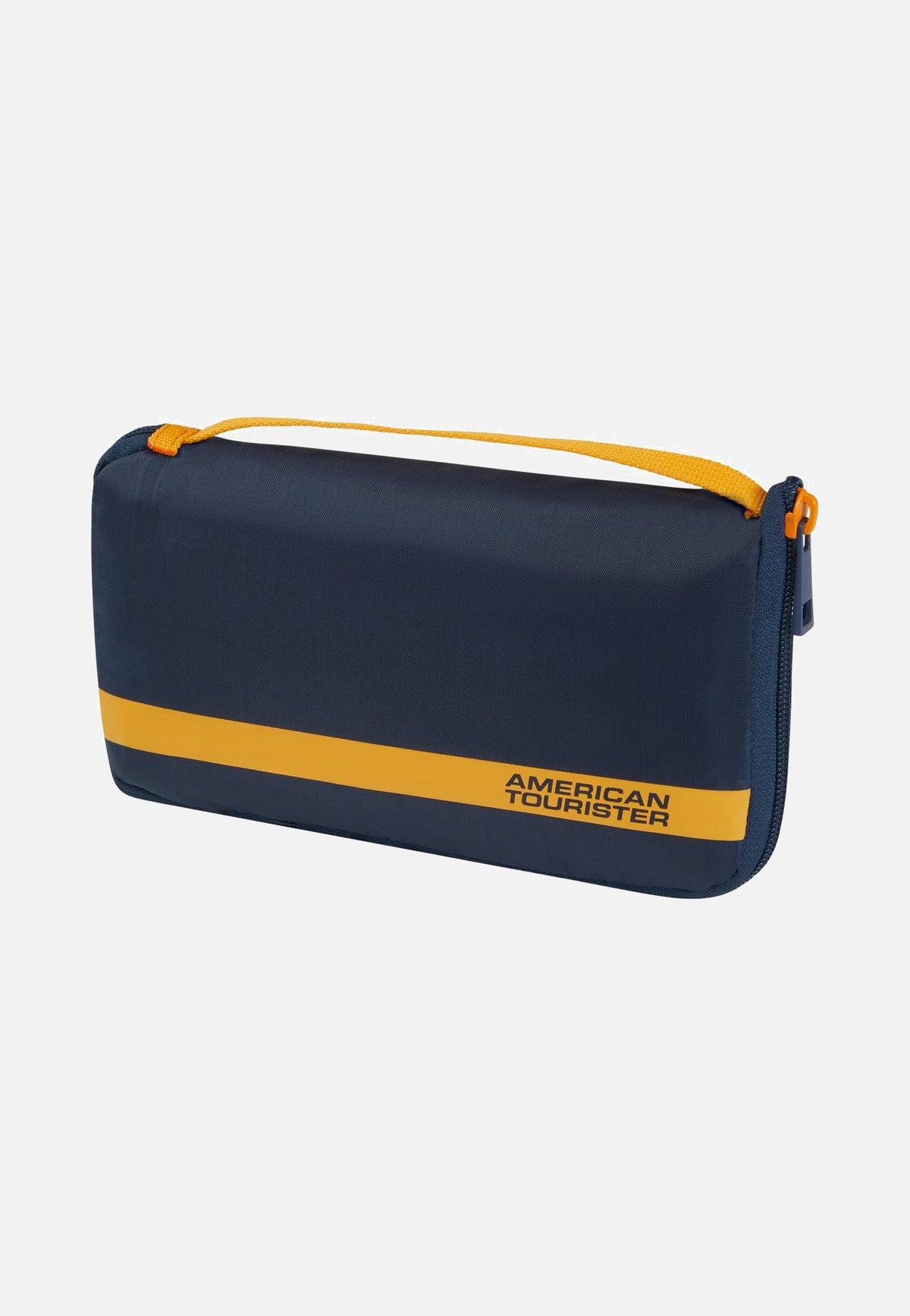 American Tourister Foldable M Navy/Orange Luggage Cover