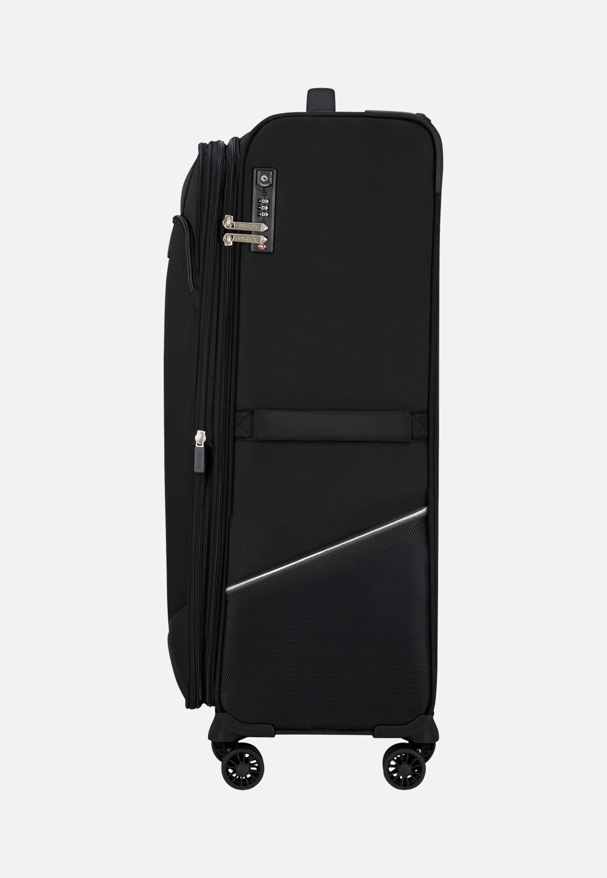 American Tourister Summerride Spinner L Exp TSA Black Suitcase