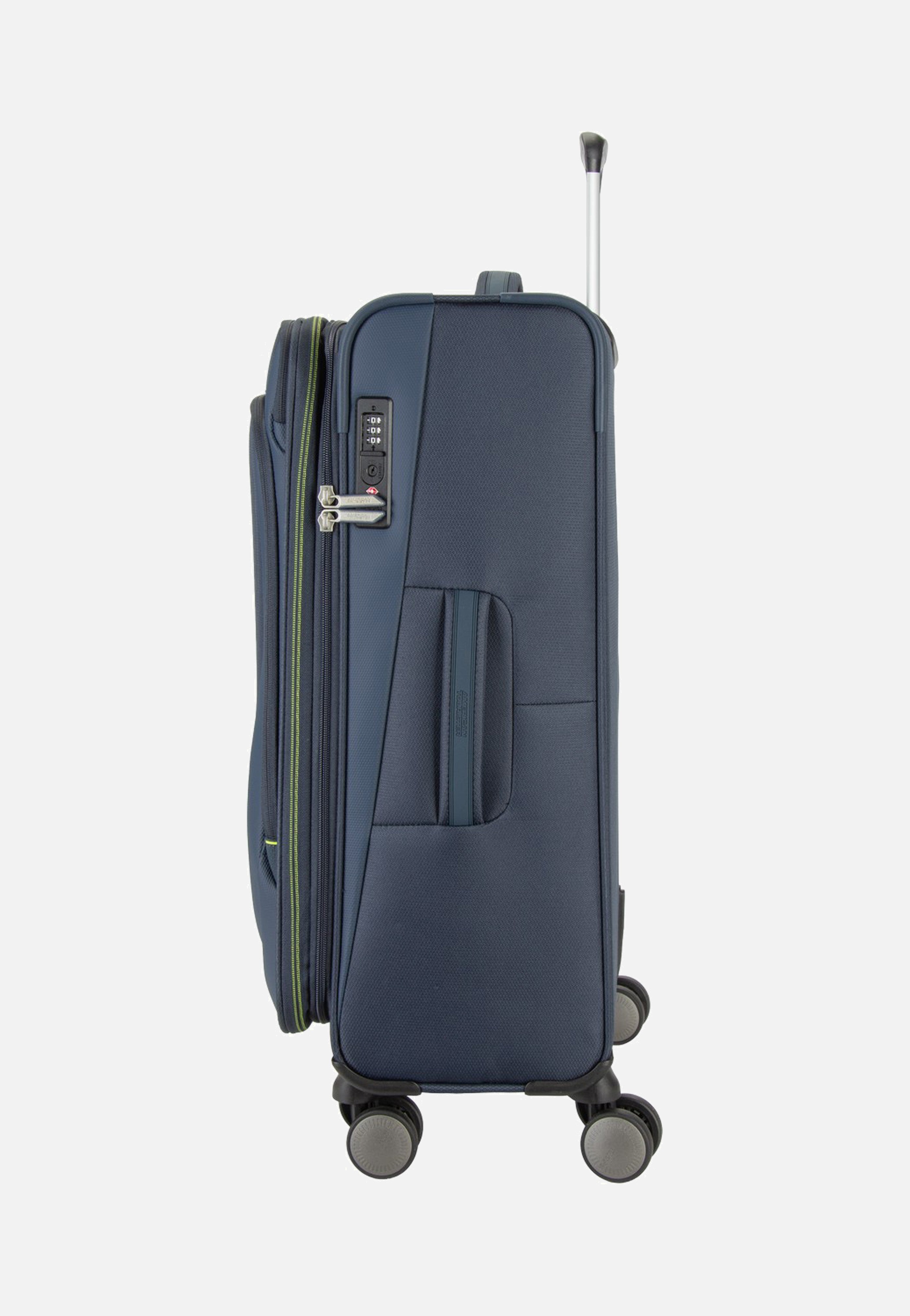 American Tourister Wanderlite Spinner M Exp Dark Navy Suitcase
