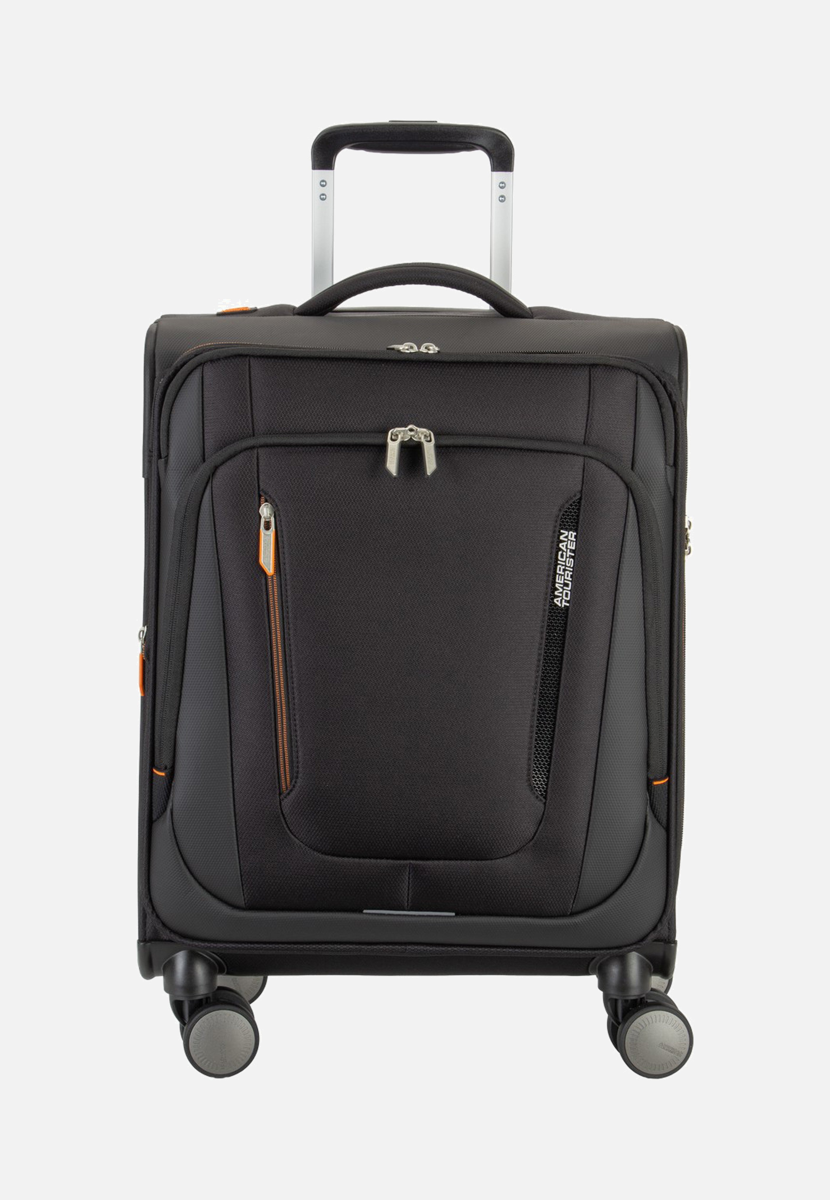 American Tourister Wanderlite Spinner S Exp Shadow Black Suitcase