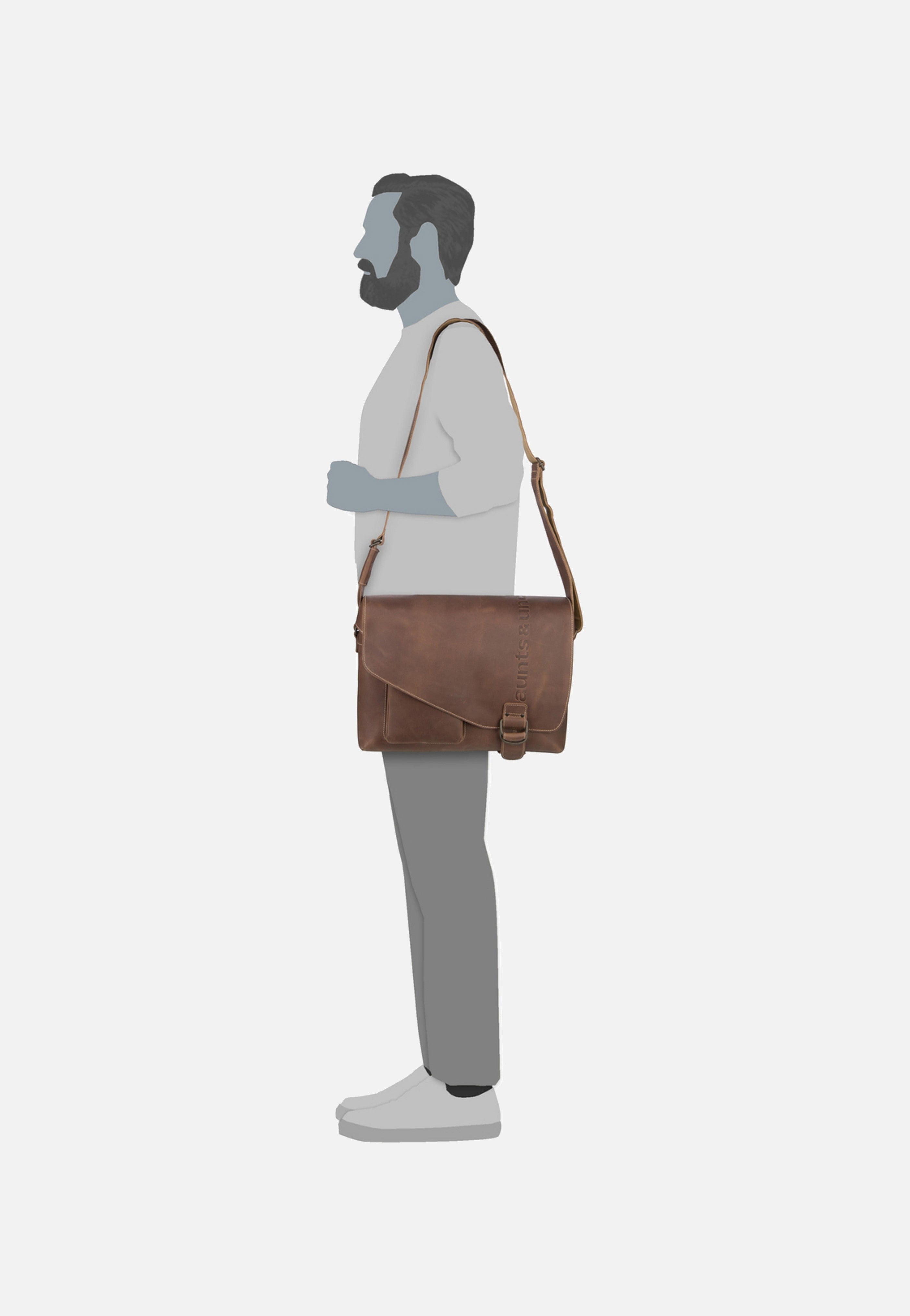 aunts & uncles - Big Judd Vintage Tan Vintage Tan - Messenger Bag | Men-Image