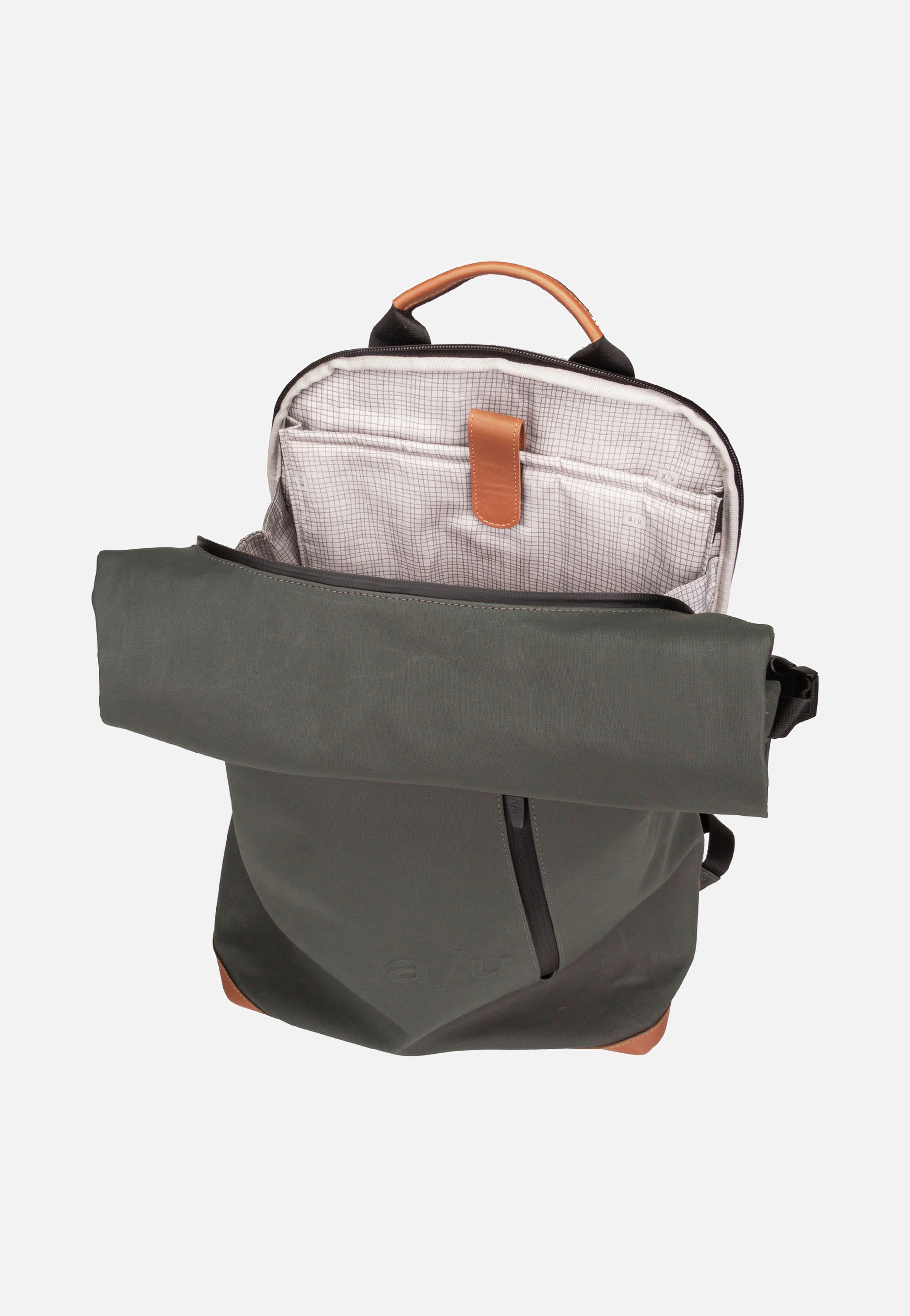 aunts & uncles - Fukui Gravity Grey - Rolltop Backpack | Neutral-Image