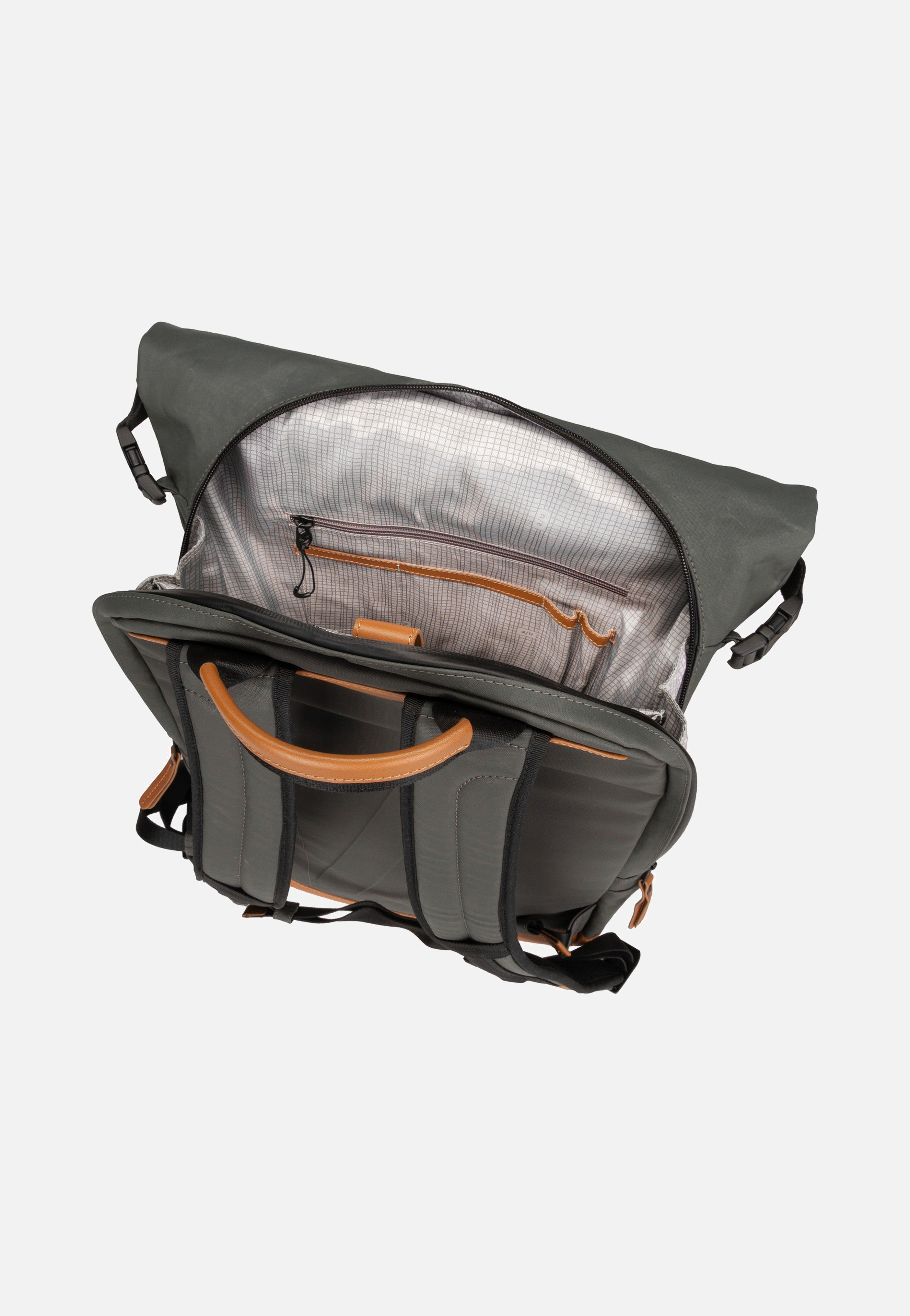 aunts & uncles Matsuyama Gravity Grey Rolltop Backpack