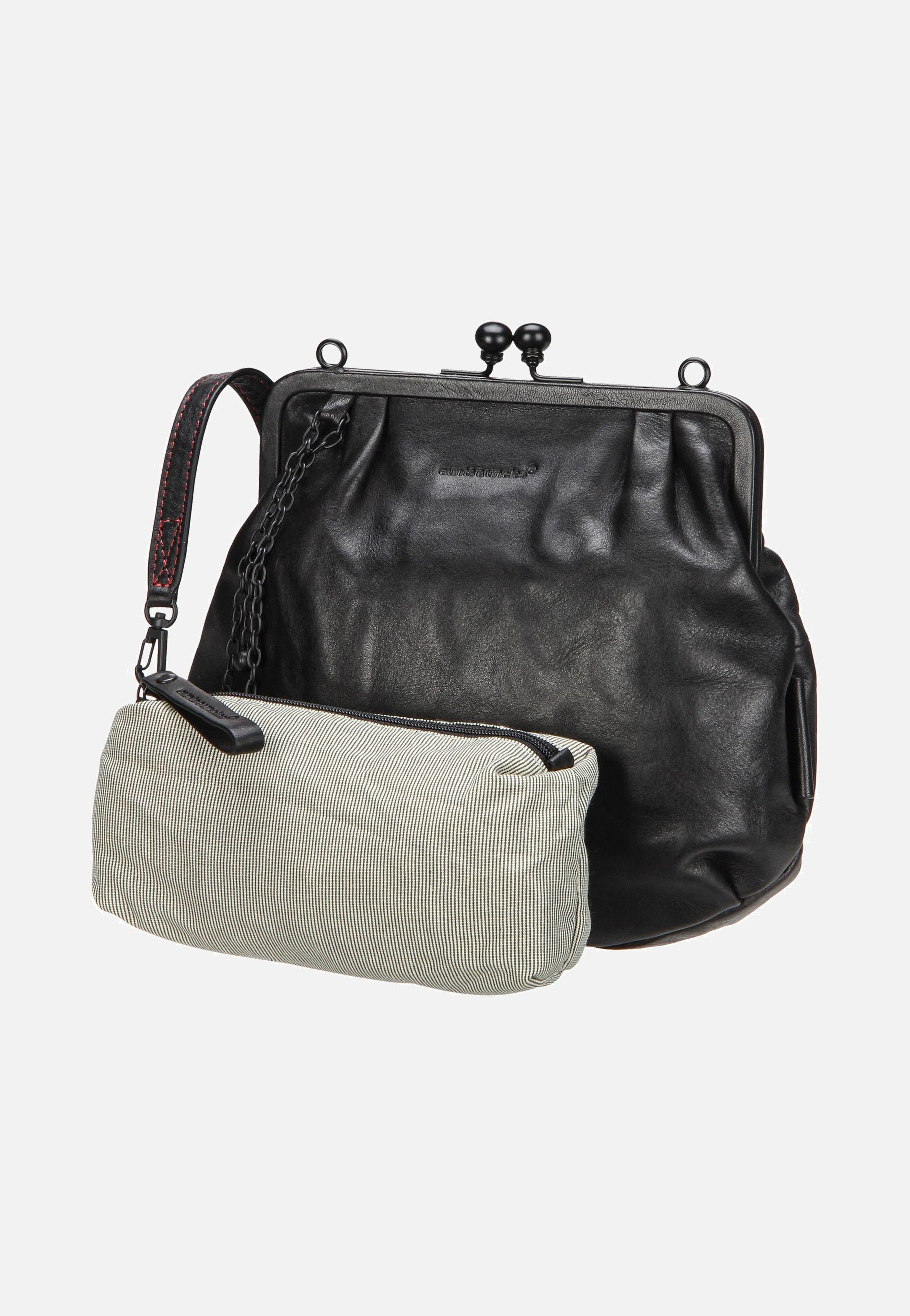 aunts & uncles Mrs. Fortune Cookie Black Smoke Pouch Bag