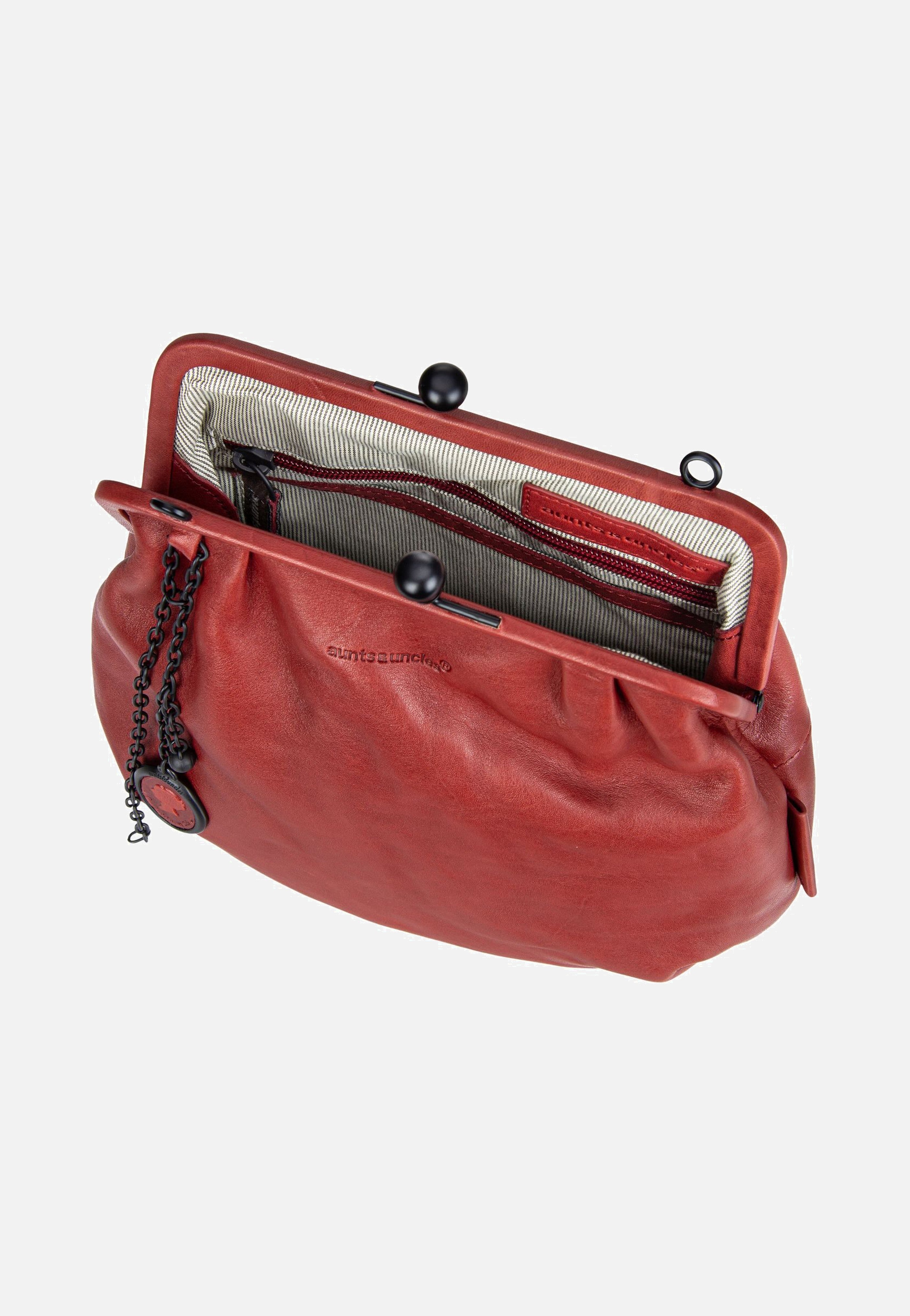 aunts & uncles Mrs. Fortune Cookie Intense Rust Pouch Bag