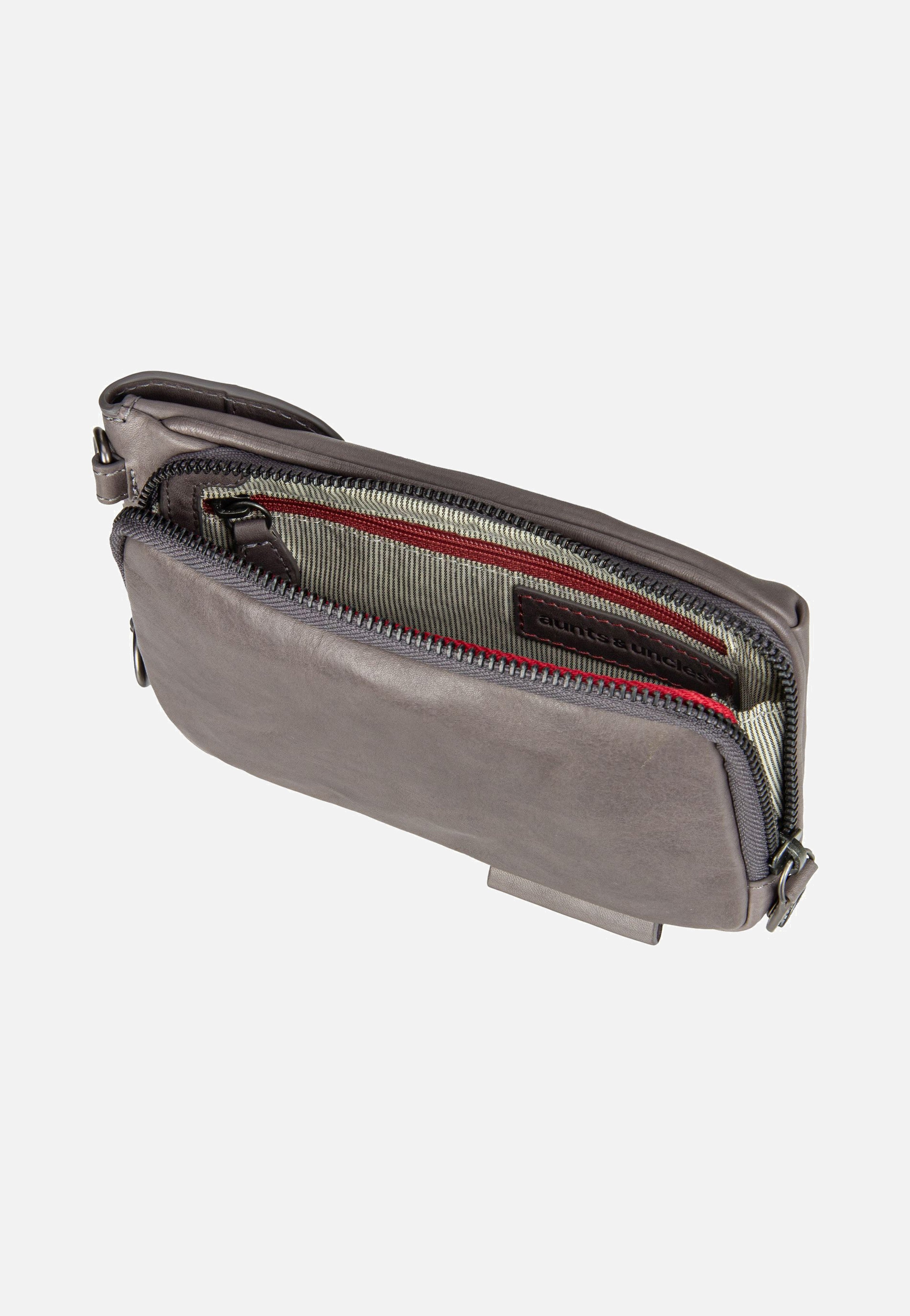 aunts & uncles Mrs. Lemon Twist Oyster Grey Phone Pouch