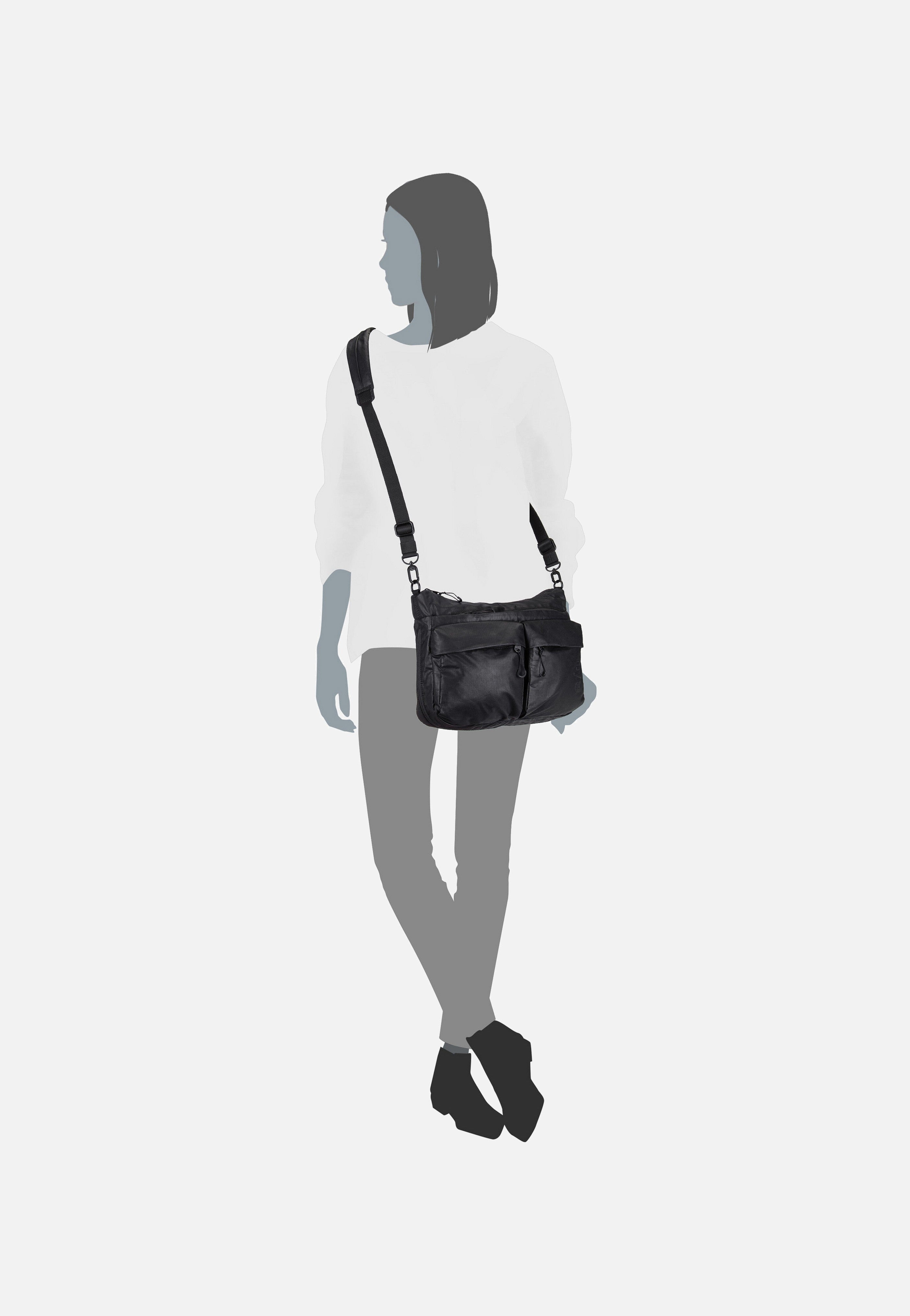 aunts & uncles Omono Black Crossbody Bag
