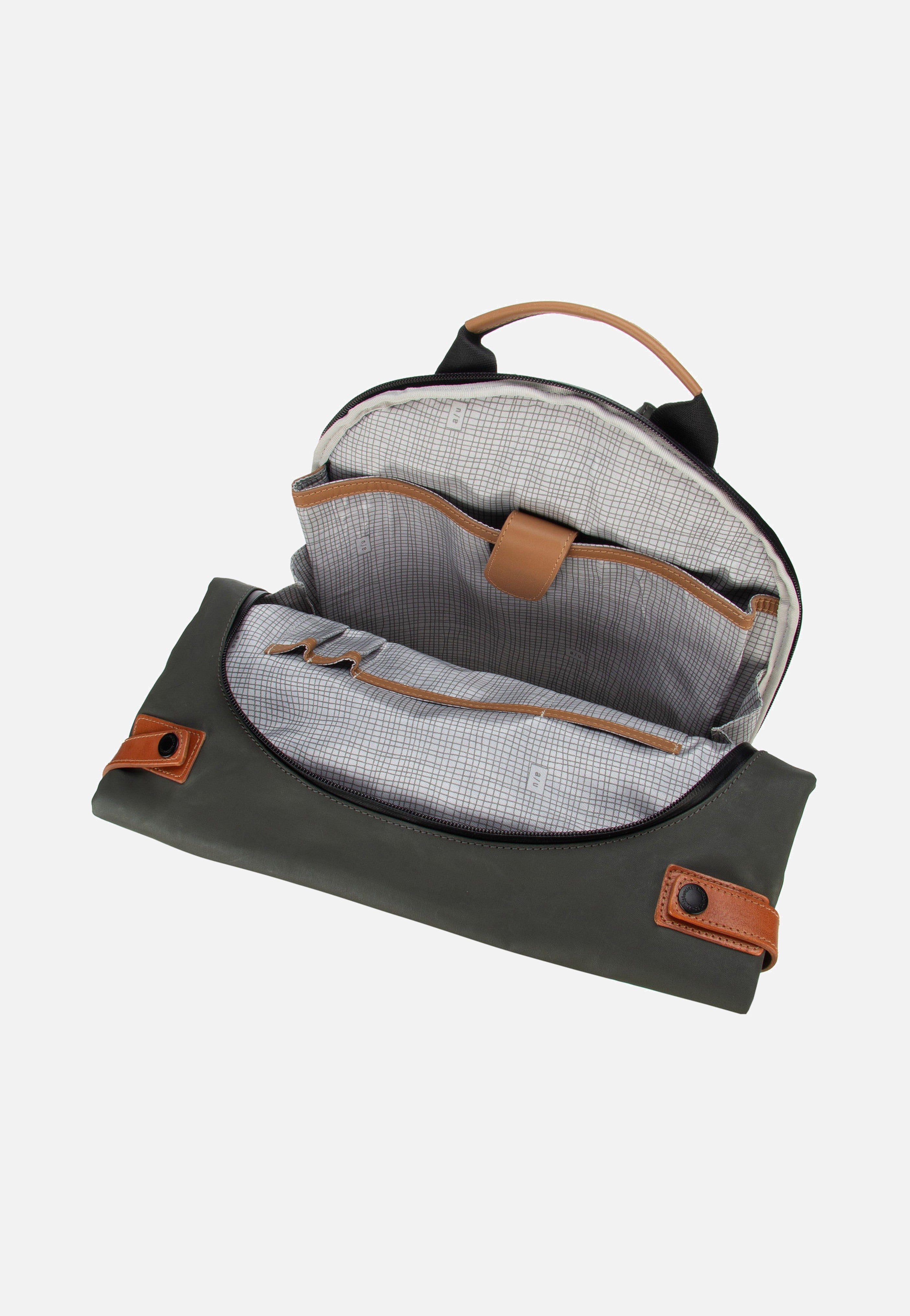 aunts & uncles - Osaka Gravity Grey - Rolltop Backpack | Neutral-Image