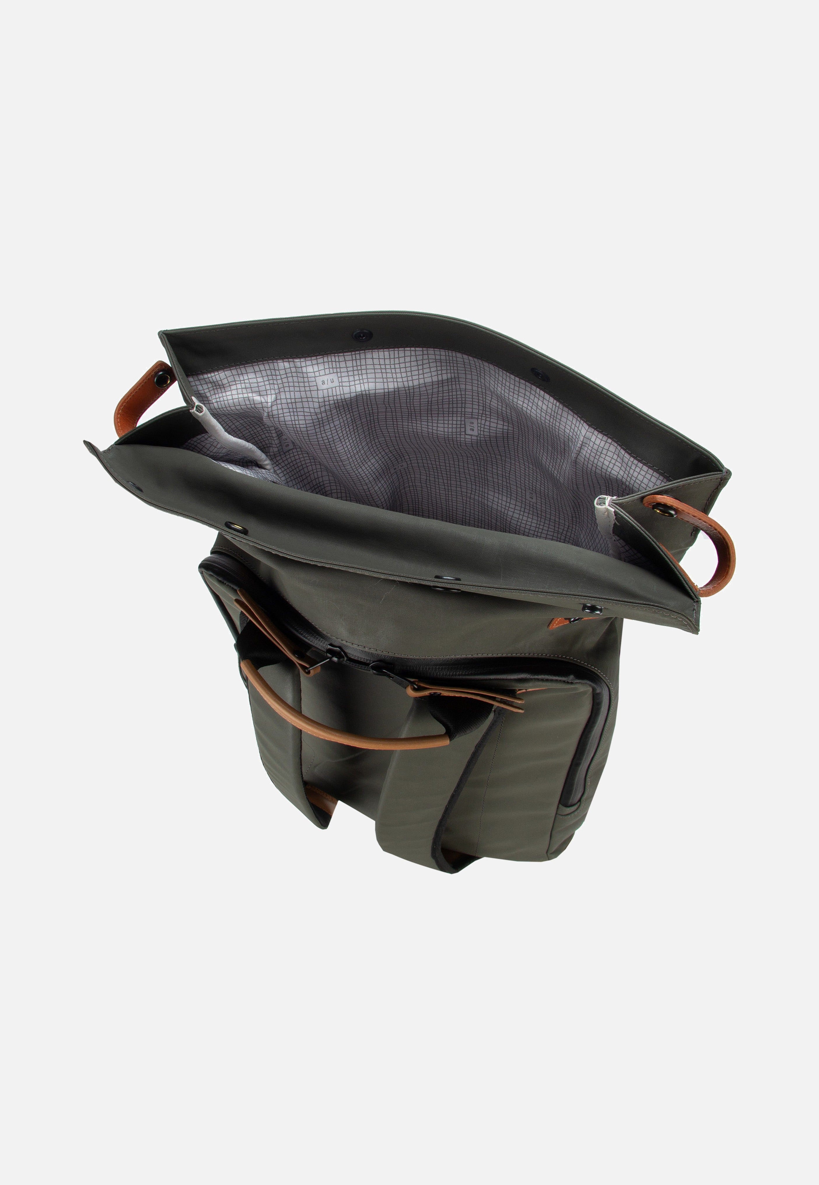 aunts & uncles Osaka Gravity Grey Rolltop Backpack