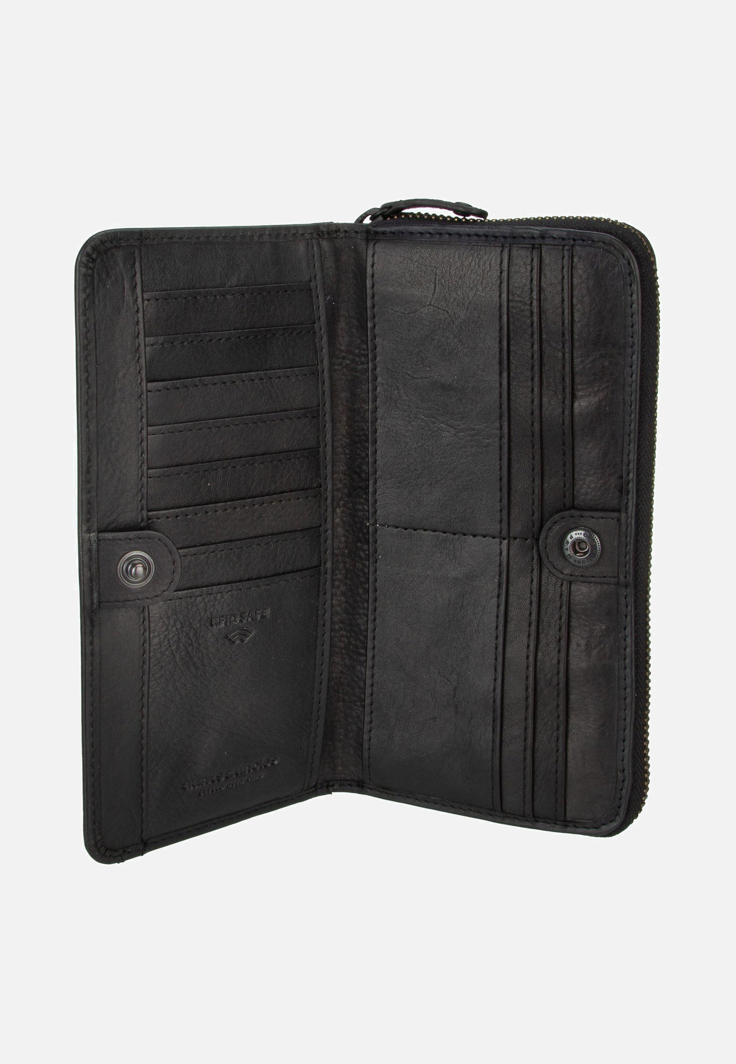 aunts & uncles Tilda Black Smoke Wallet