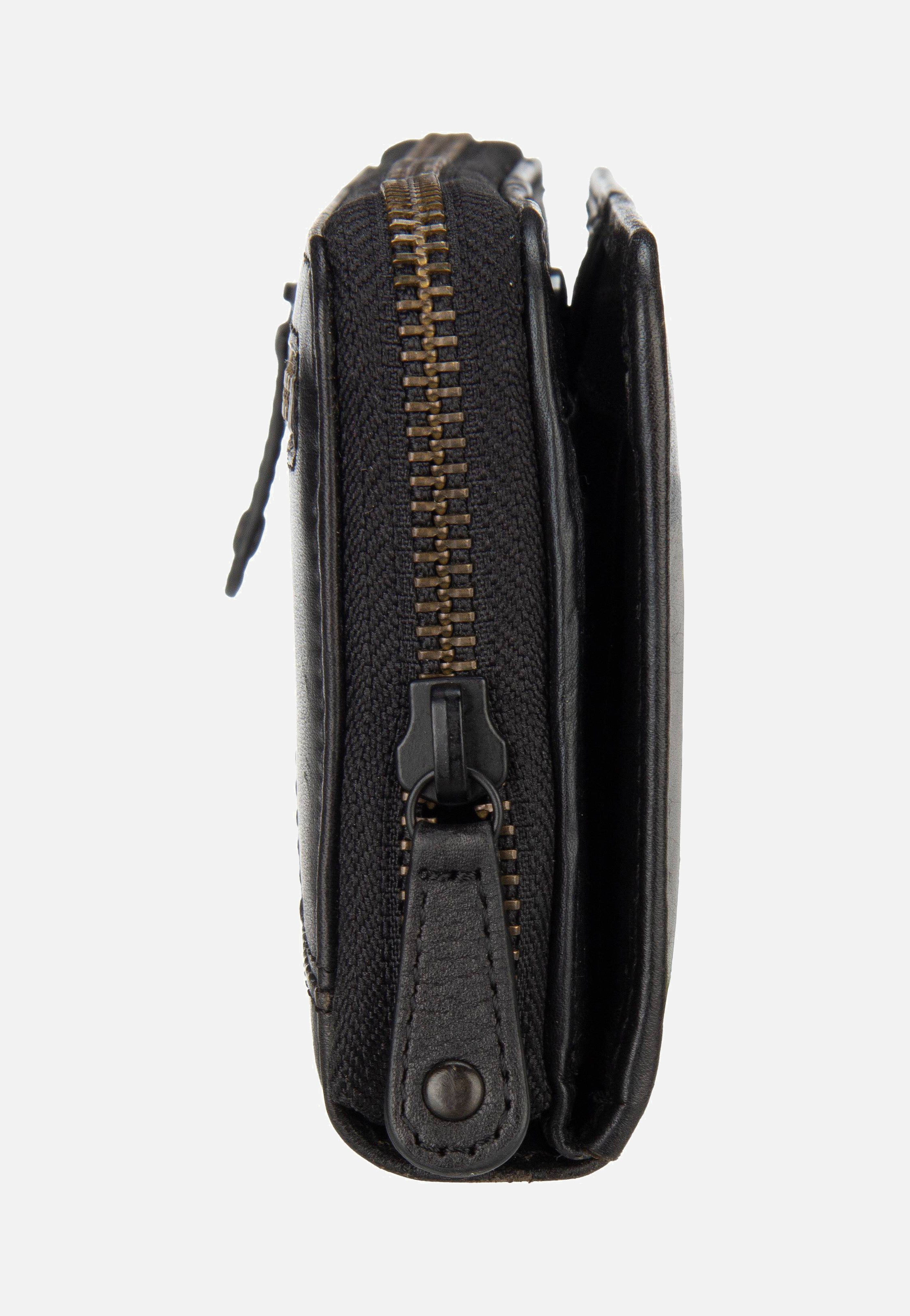 aunts & uncles Tilda Black Smoke Wallet