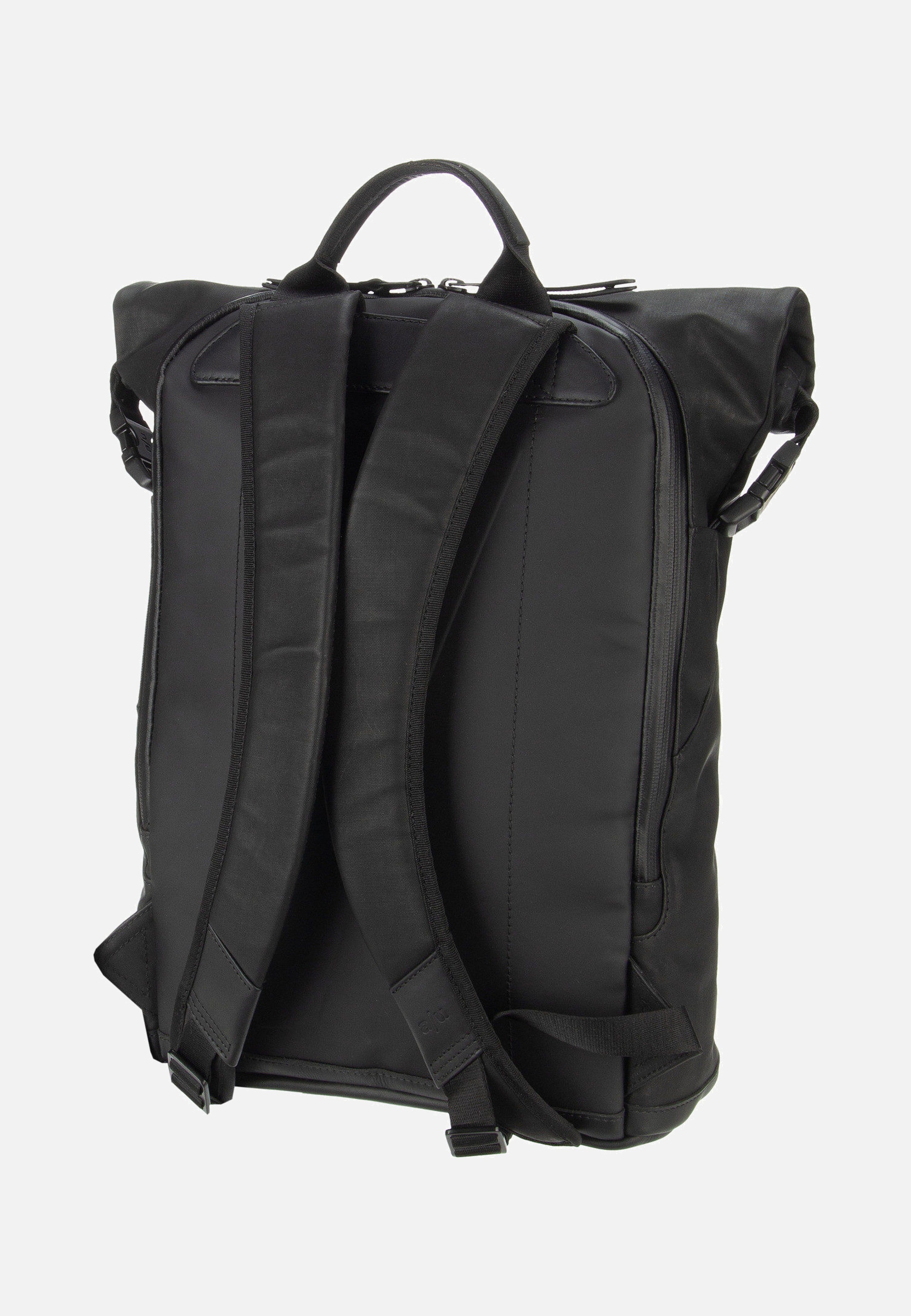 aunts & uncles Tokio Black Rolltop Backpack