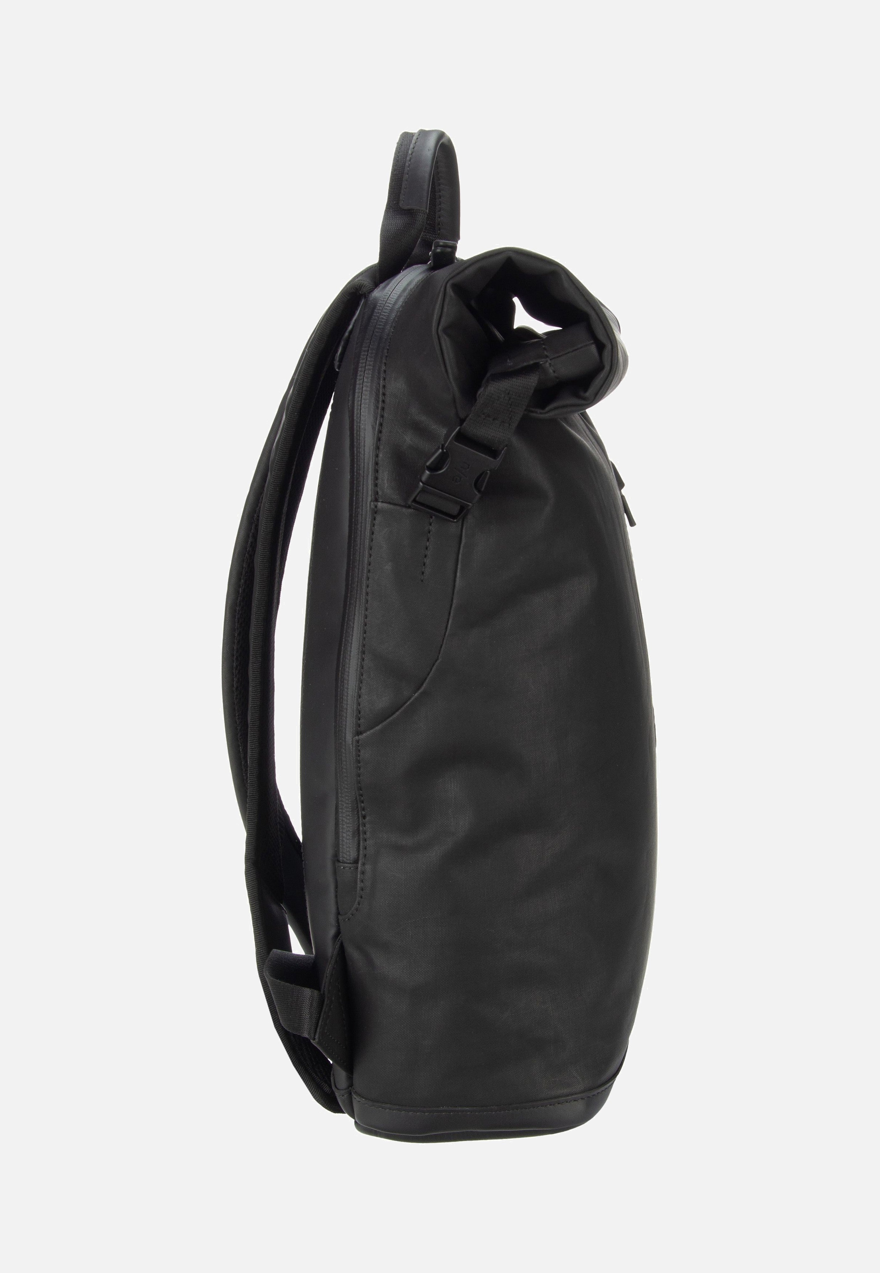 aunts & uncles Tokio Black Rolltop Backpack