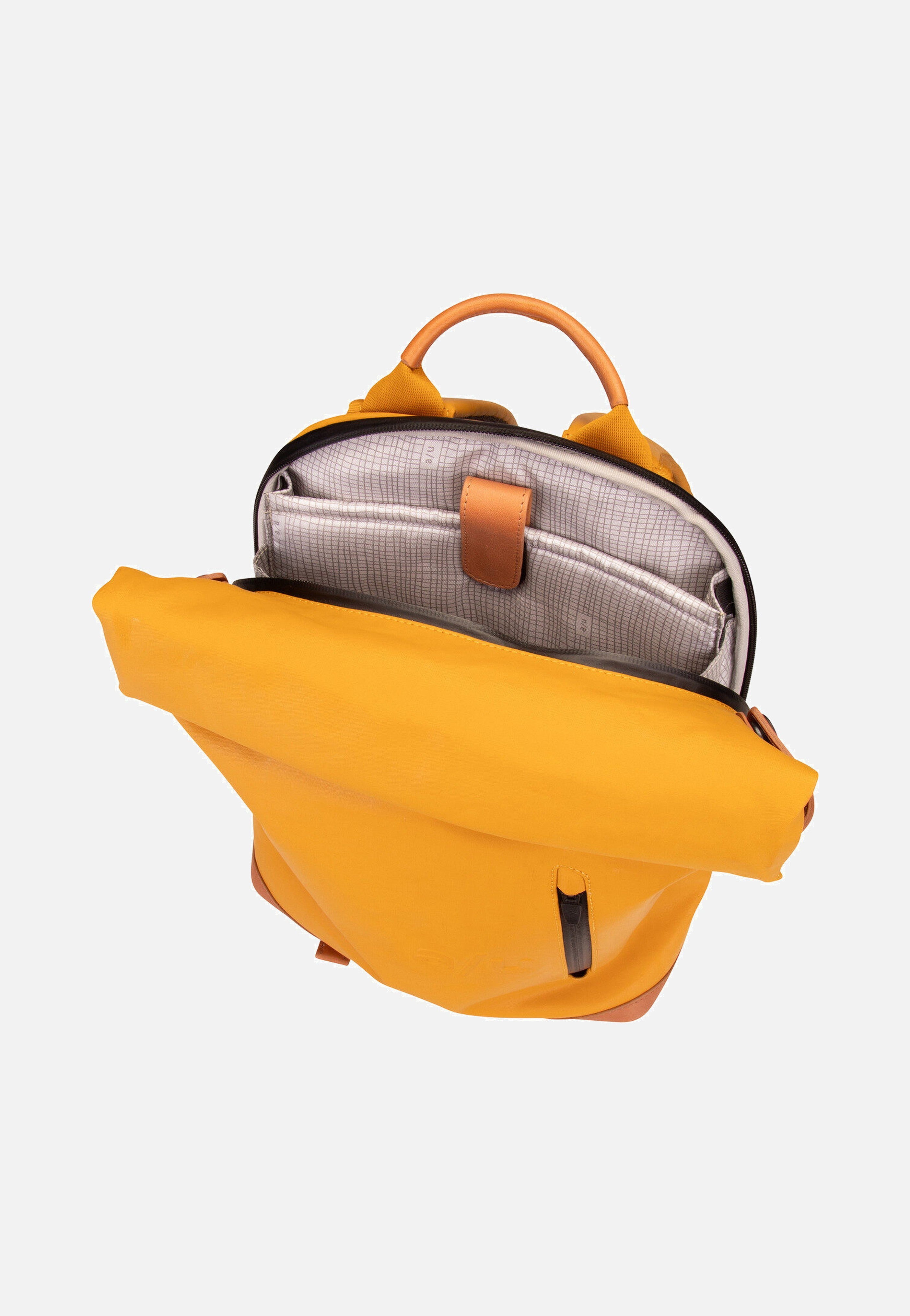 aunts & uncles - Wakayama Mustard - Rolltop Backpack | Neutral-Image