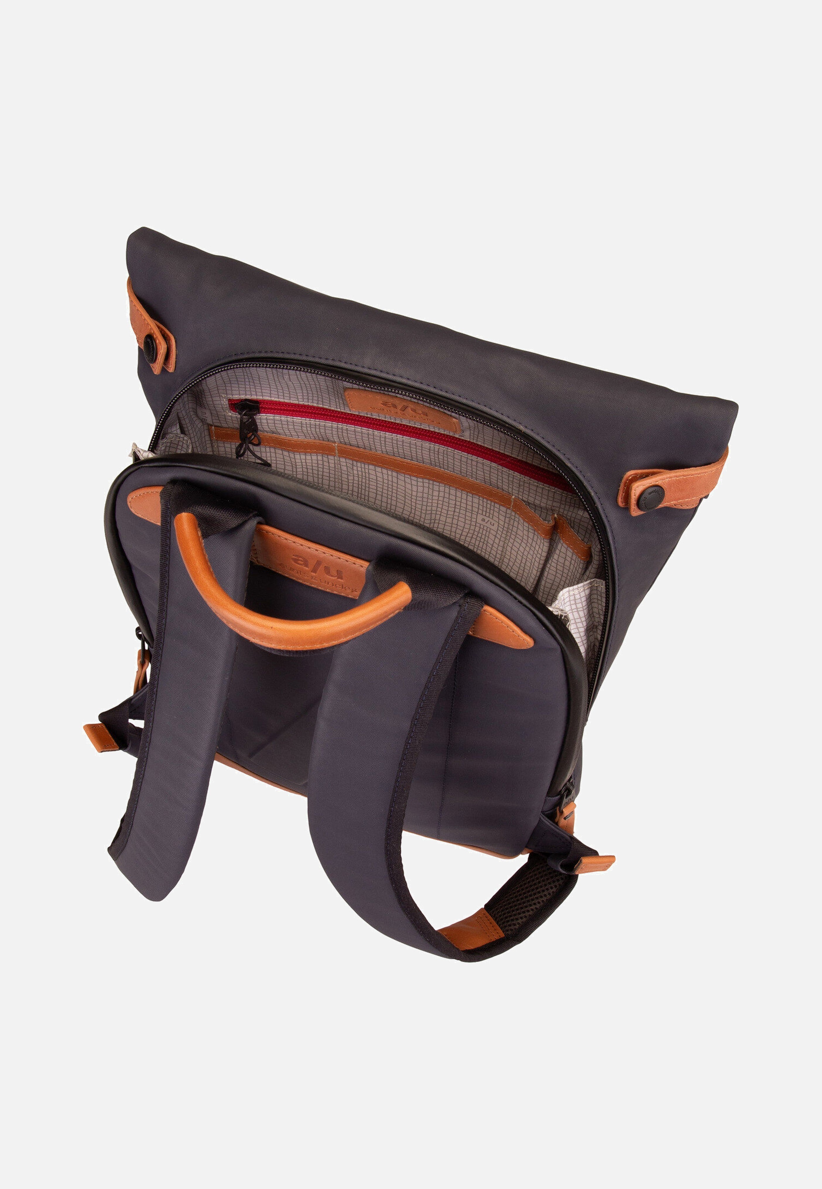 aunts & uncles - Wakayama Night Blue - Rolltop Backpack | Neutral-Image