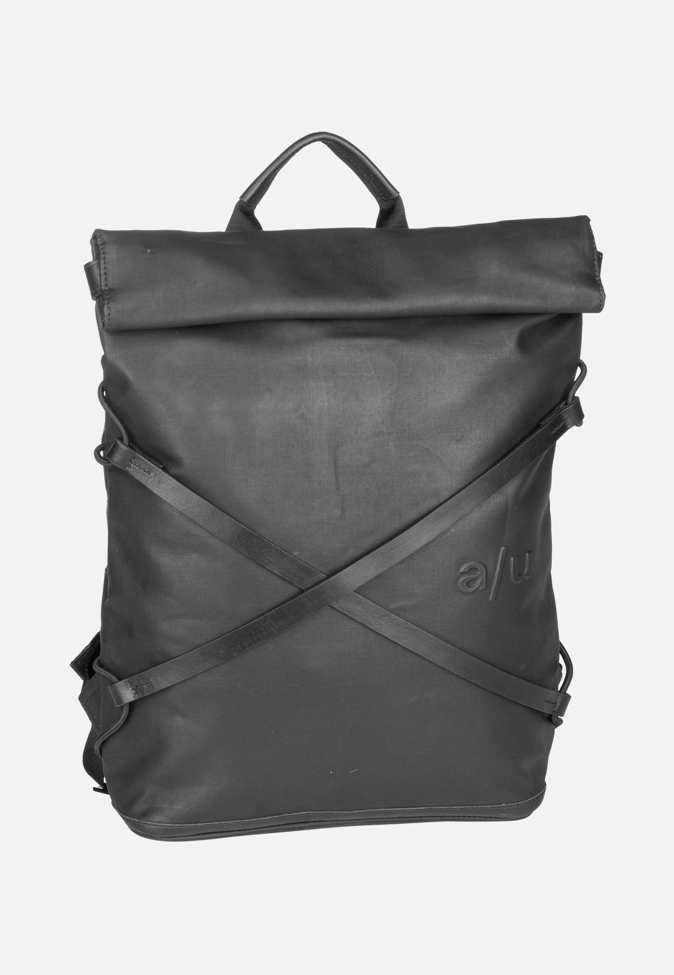 aunts & uncles Yokohama Black Rolltop Backpack