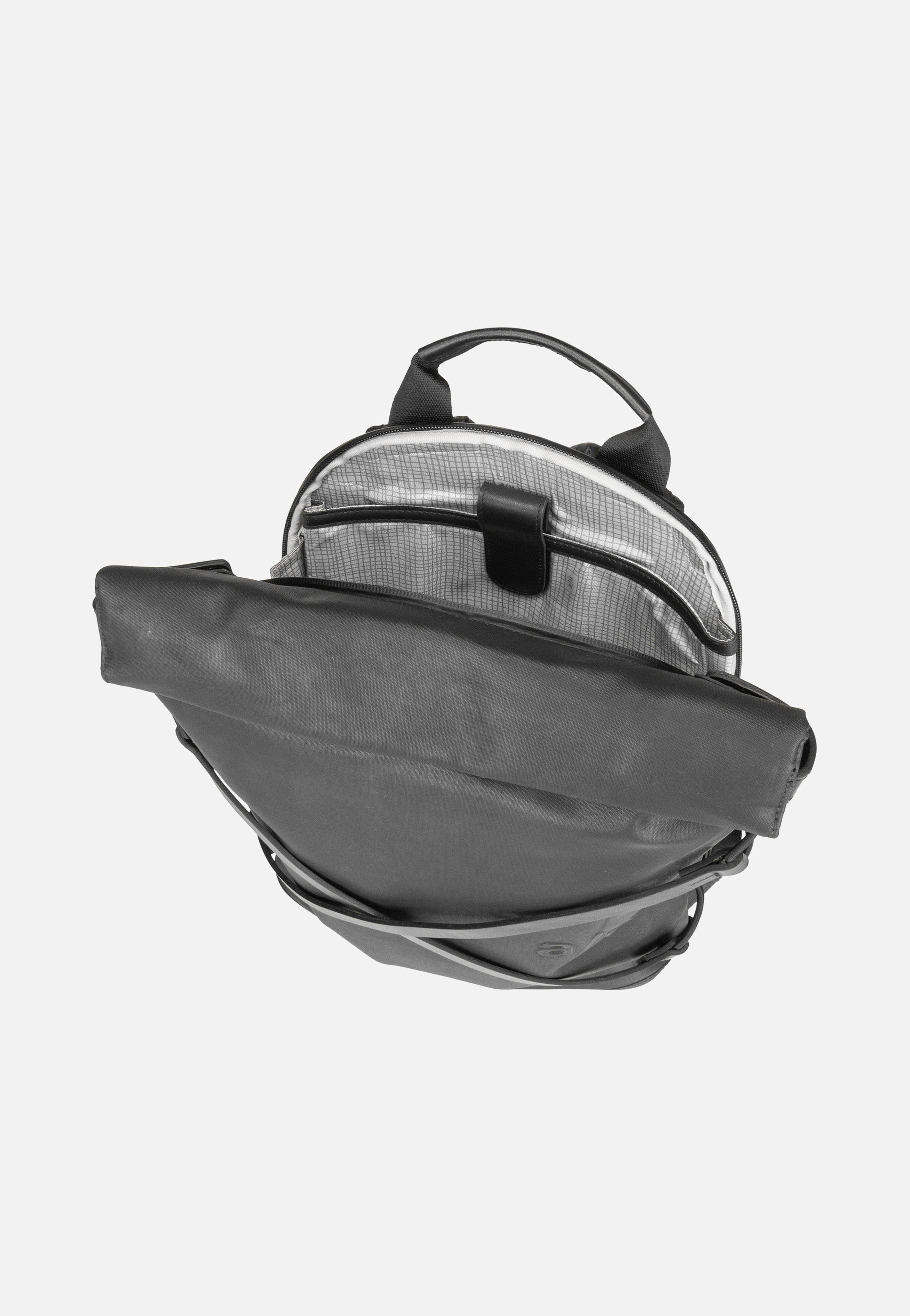 aunts & uncles Yokohama Black Rolltop Backpack