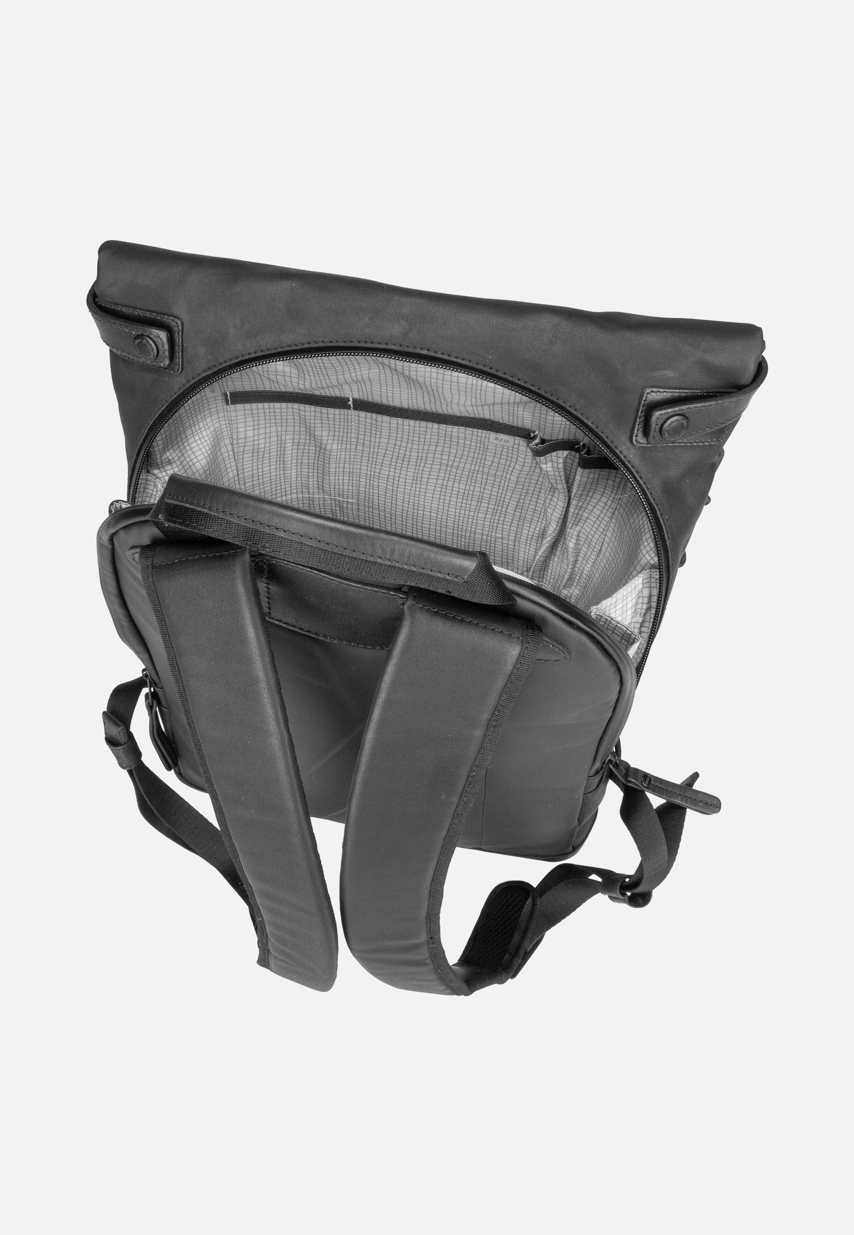 aunts & uncles Yokohama Black Rolltop Backpack