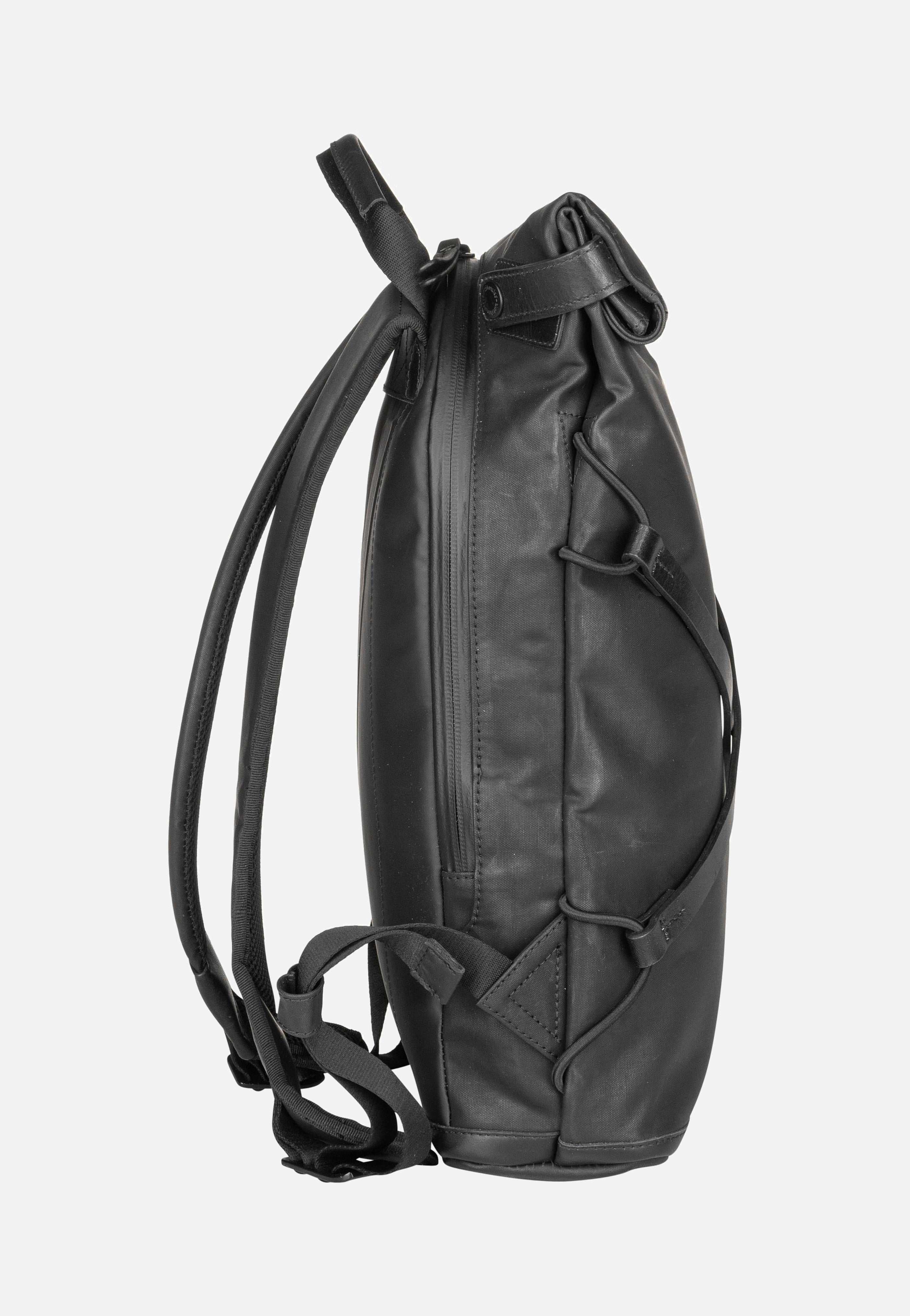 aunts & uncles Yokohama Black Rolltop Backpack