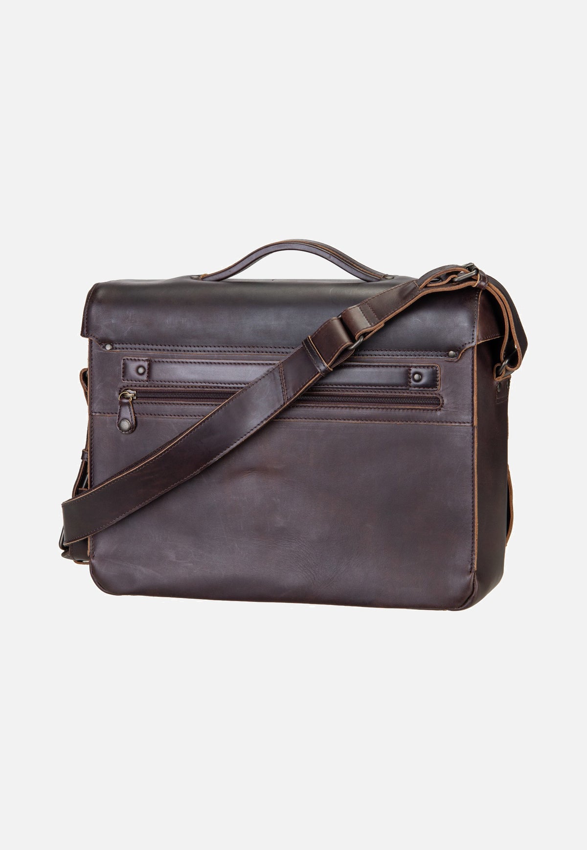 aunts & uncles Finn Dark Brown Messenger Bag