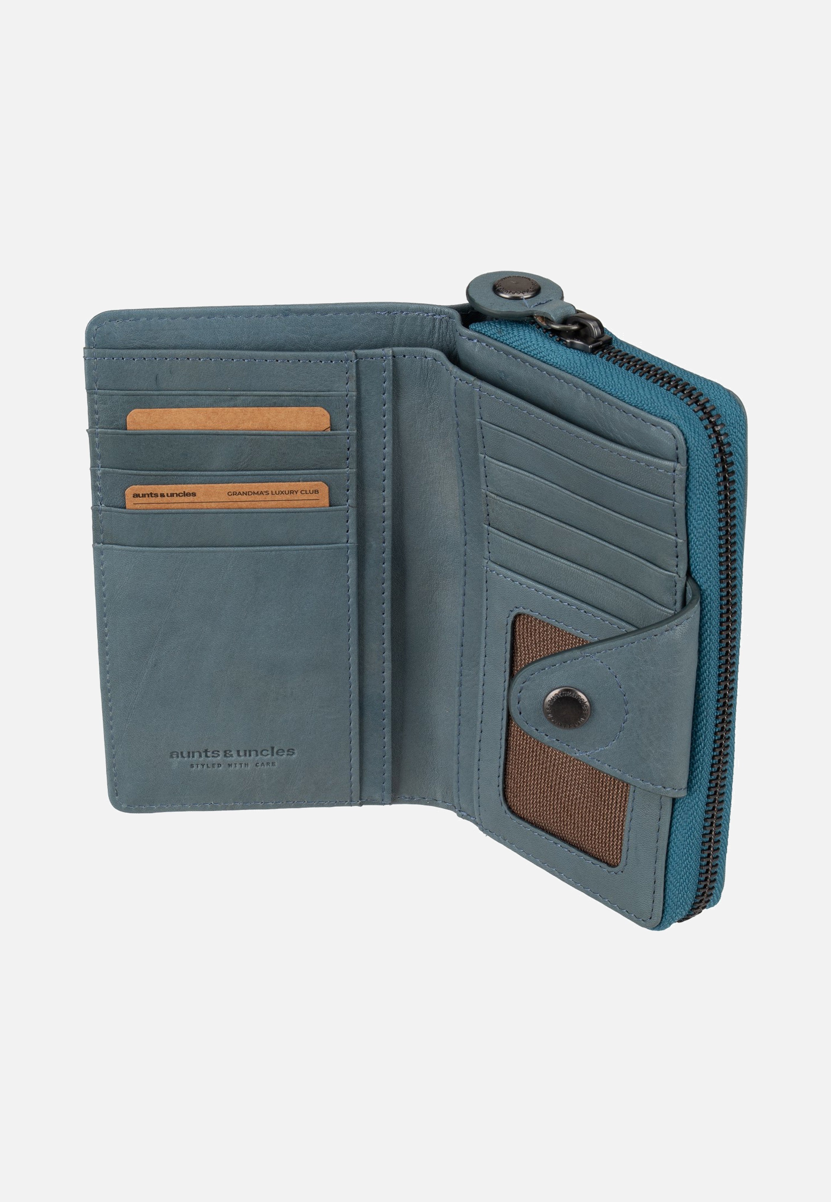 aunts & uncles Francis Aegean Blue Wallet
