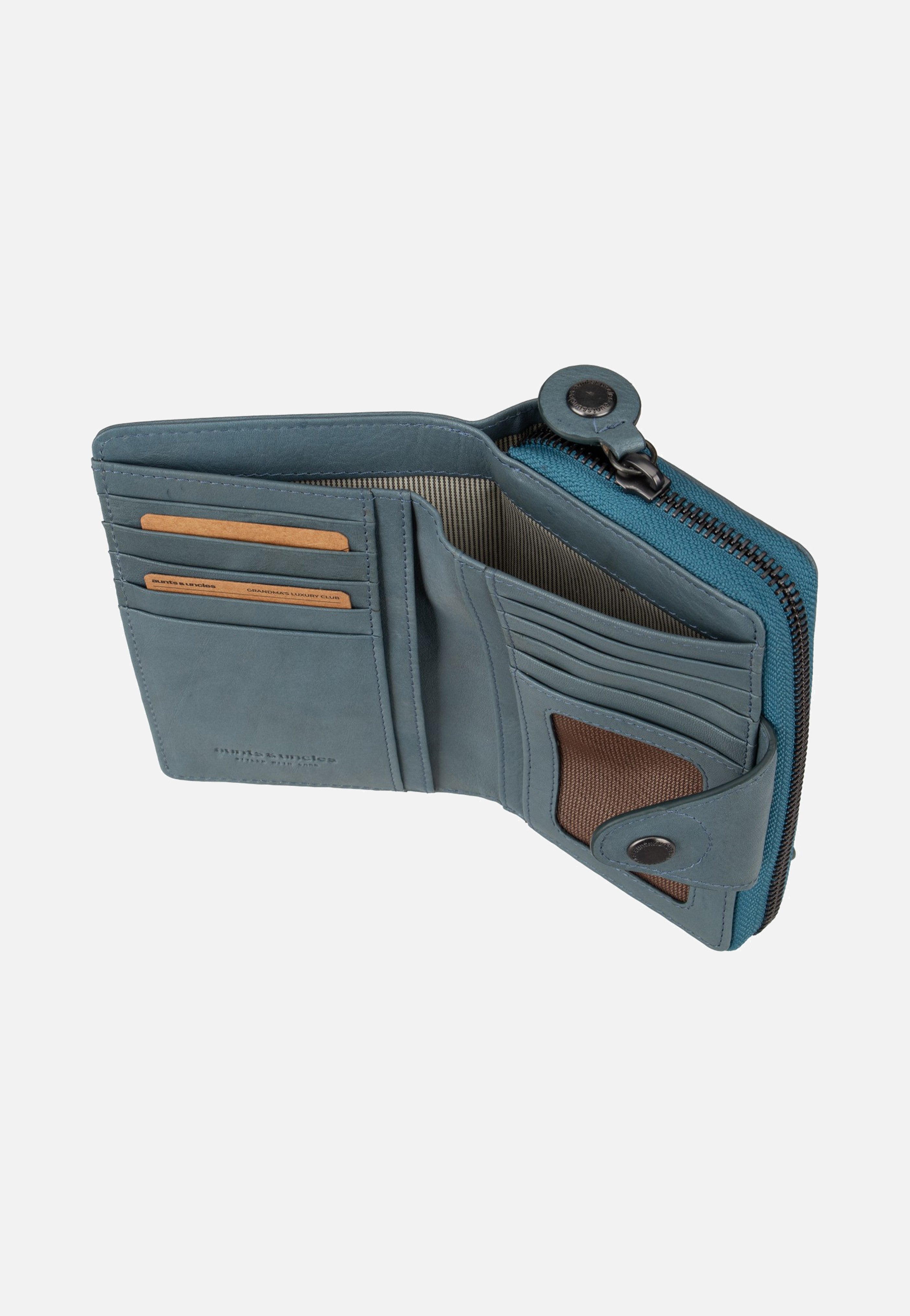 aunts & uncles Francis Aegean Blue Wallet