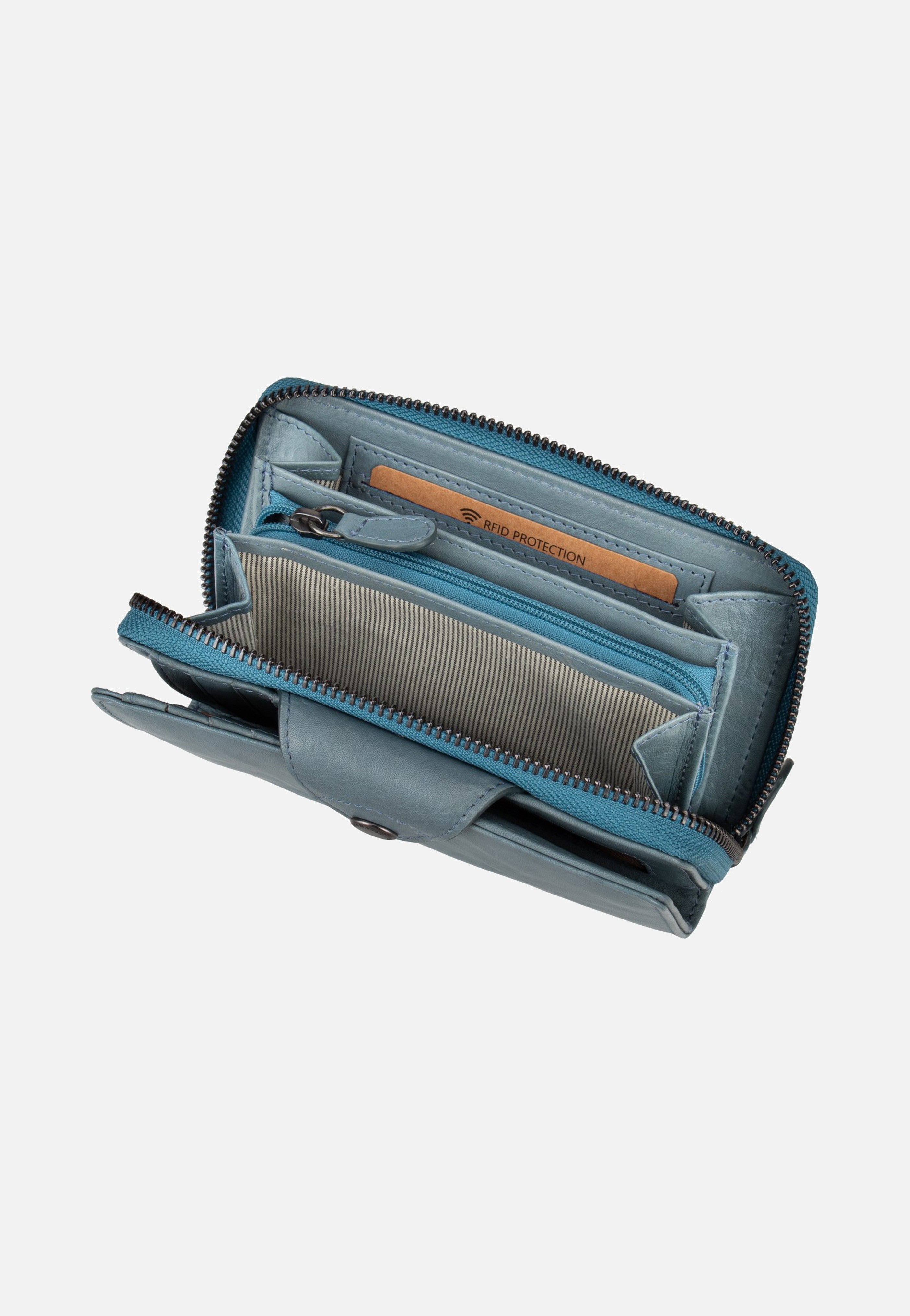 aunts & uncles Francis Aegean Blue Wallet