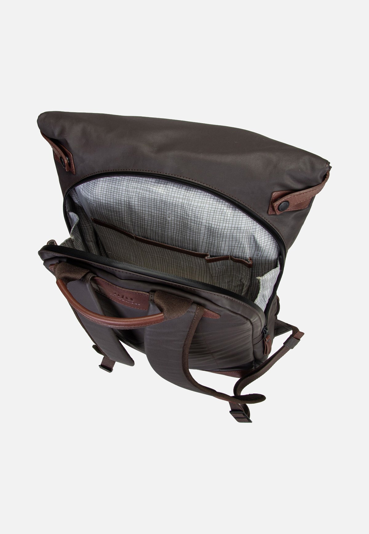 aunts & uncles Osaka Ground Coffee Rolltop Backpack
