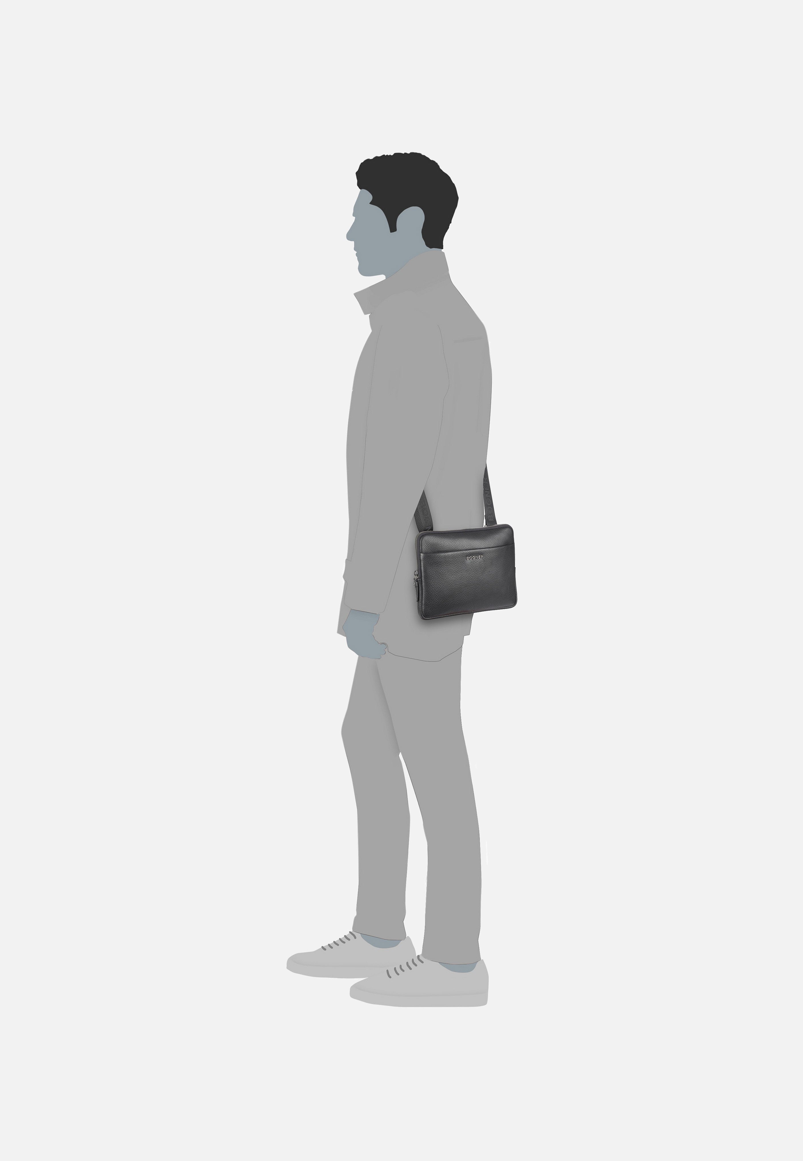 Bogner - Jasper Linus XSHZ Black - Shoulder Bag | Men-Image