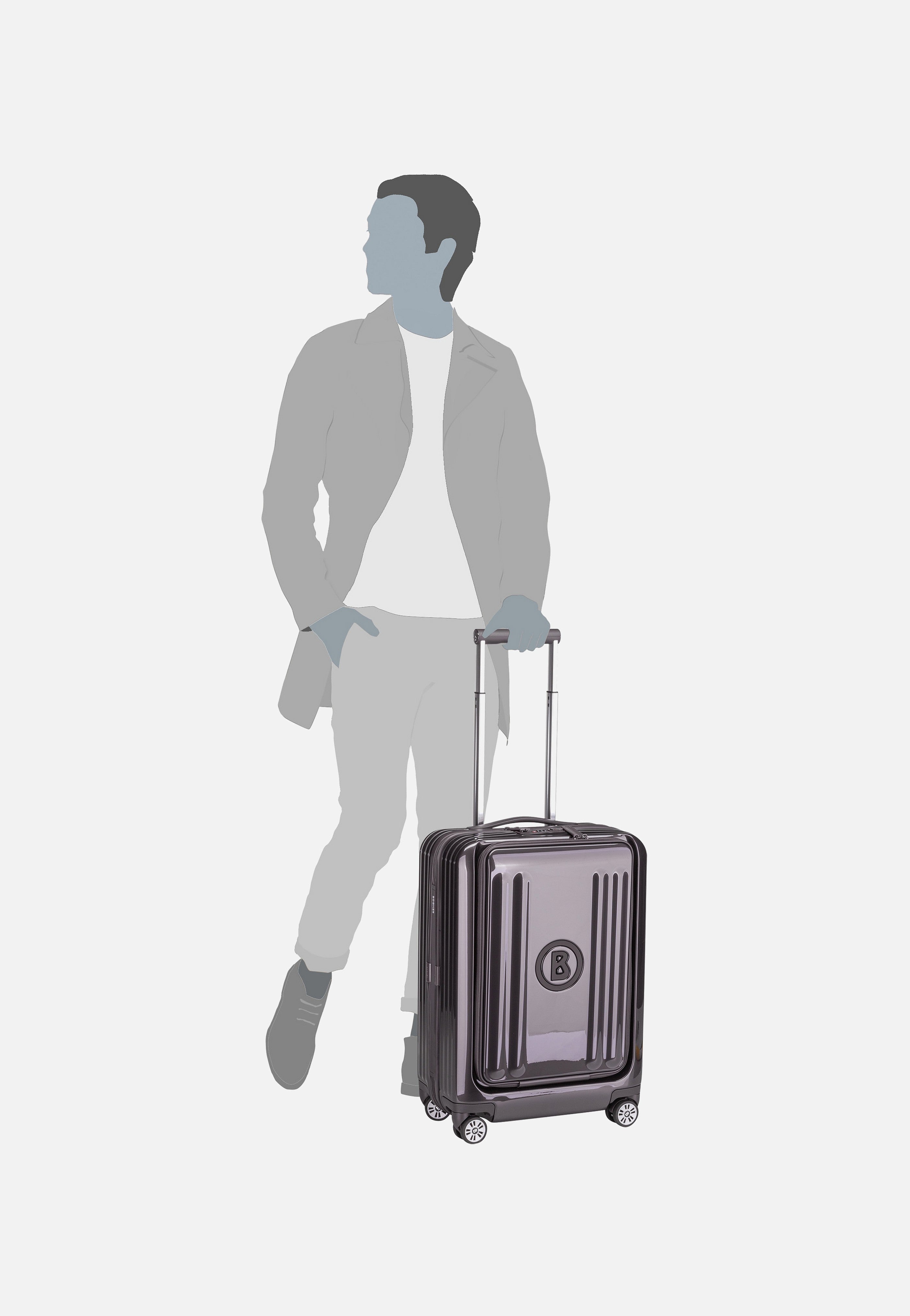 Bogner - Piz C55 Pro Trolleycase SVZ 4w Dark Grey - Suitcase | Neutral-Image