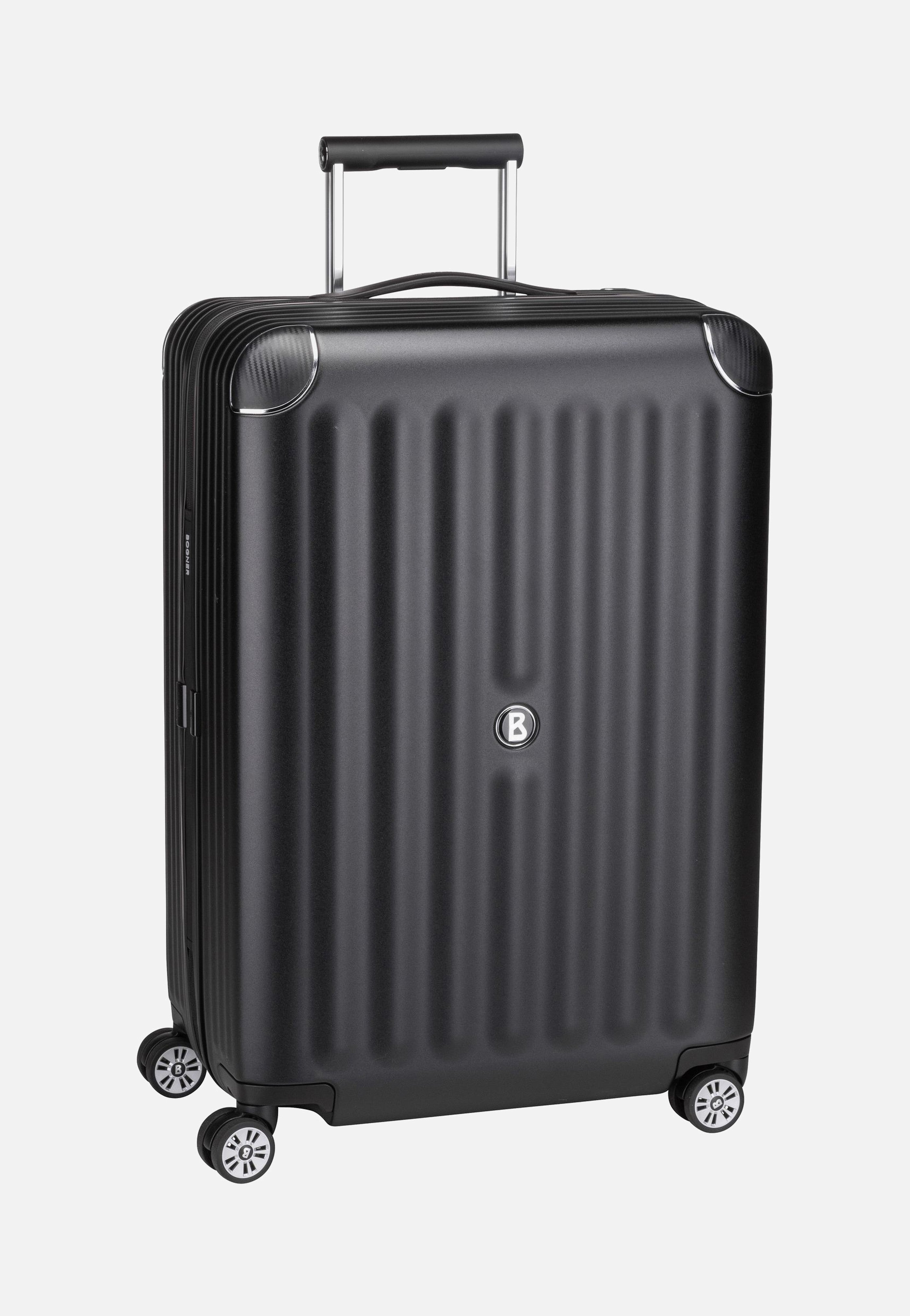 Bogner Piz Deluxe C65 Trolleycase MVZ 4w Black Suitcase