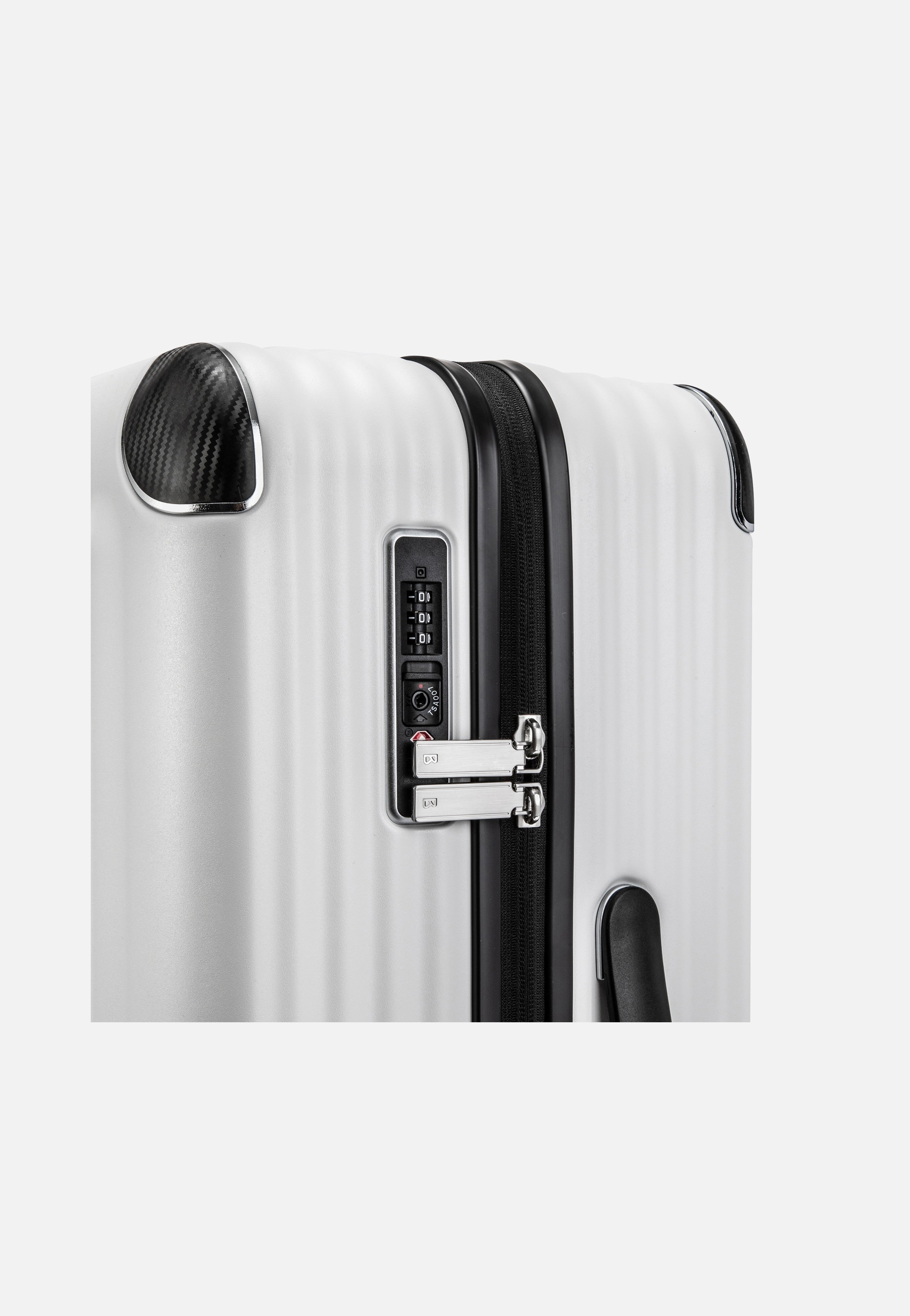 Bogner Piz Deluxe C65 Trolleycase MVZ 4w White Suitcase