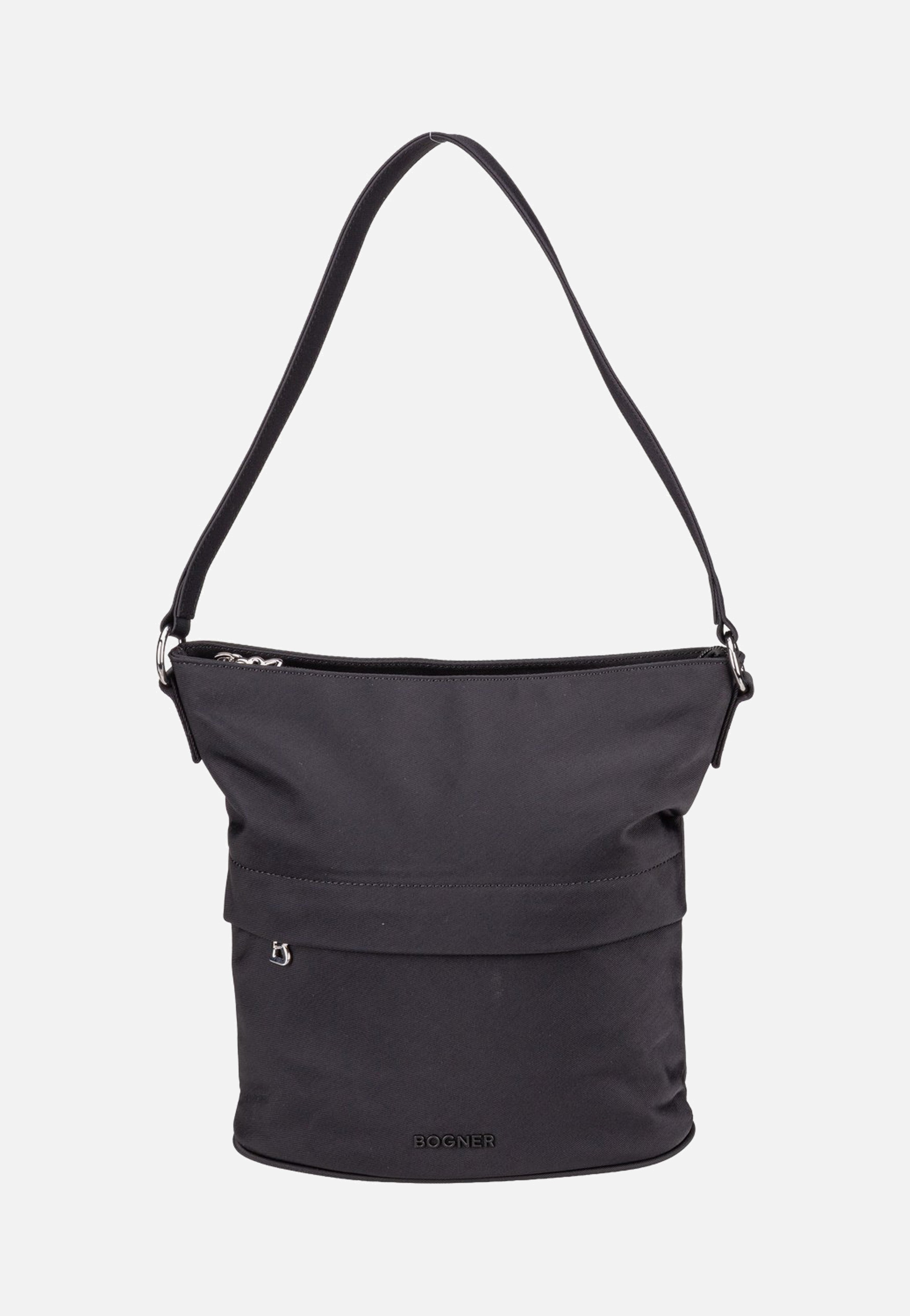 Bogner Maxon Heather SVZ Black Hobo Bag