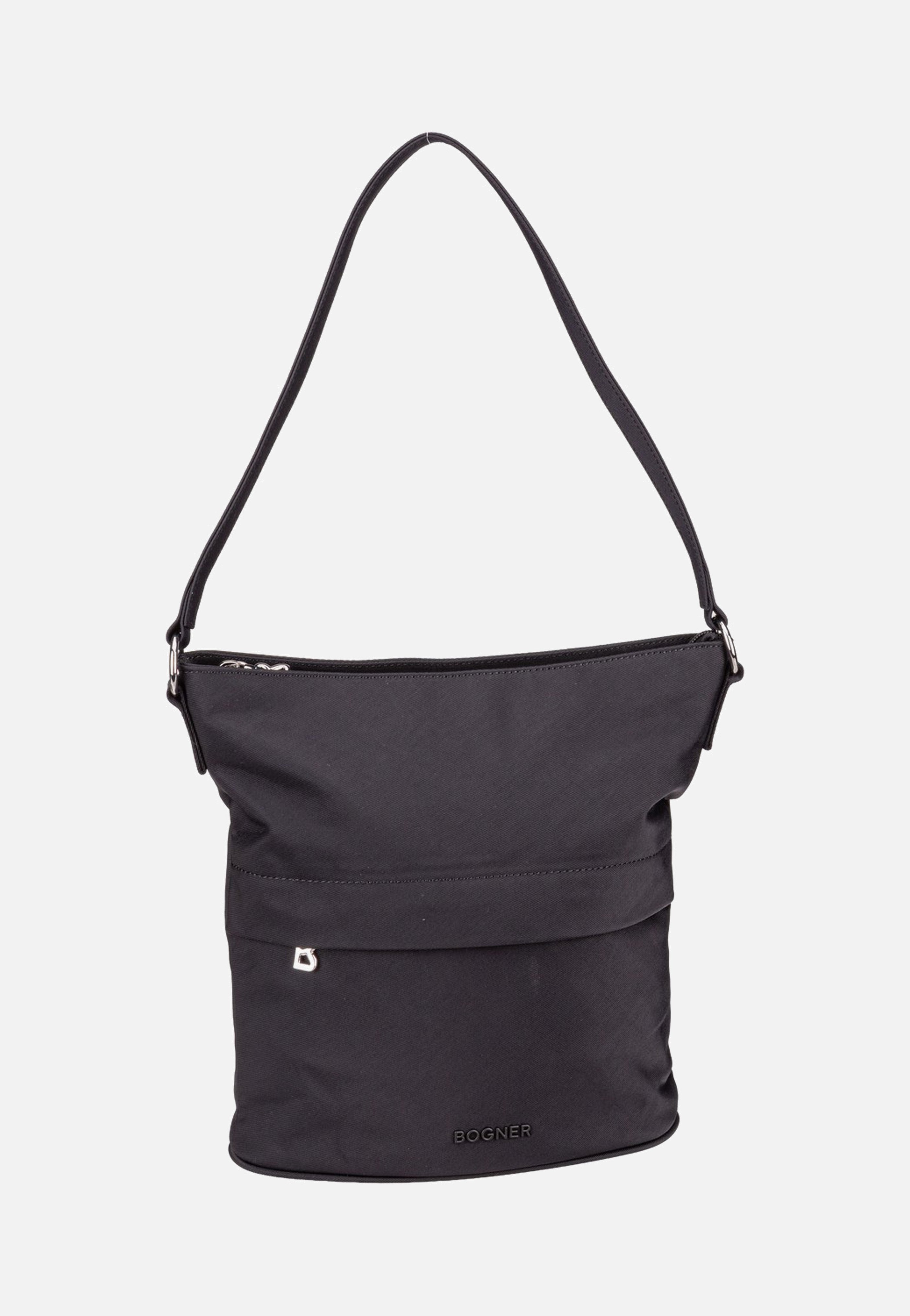Bogner Maxon Heather SVZ Black Hobo Bag