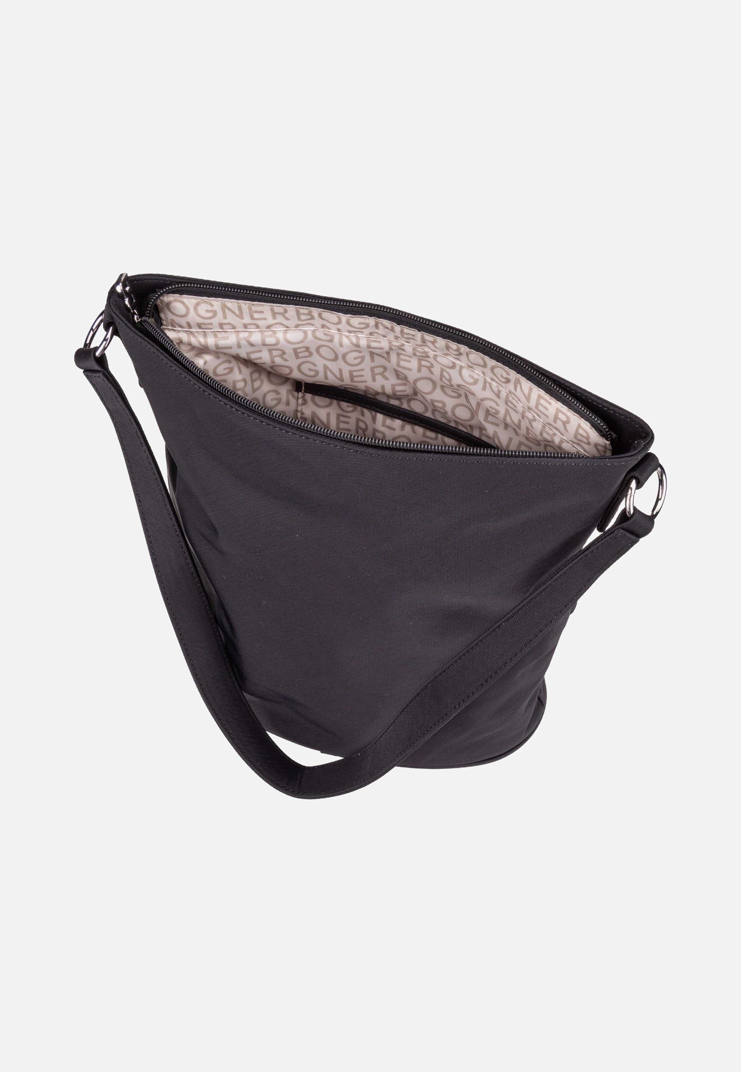 Bogner Maxon Heather SVZ Black Hobo Bag