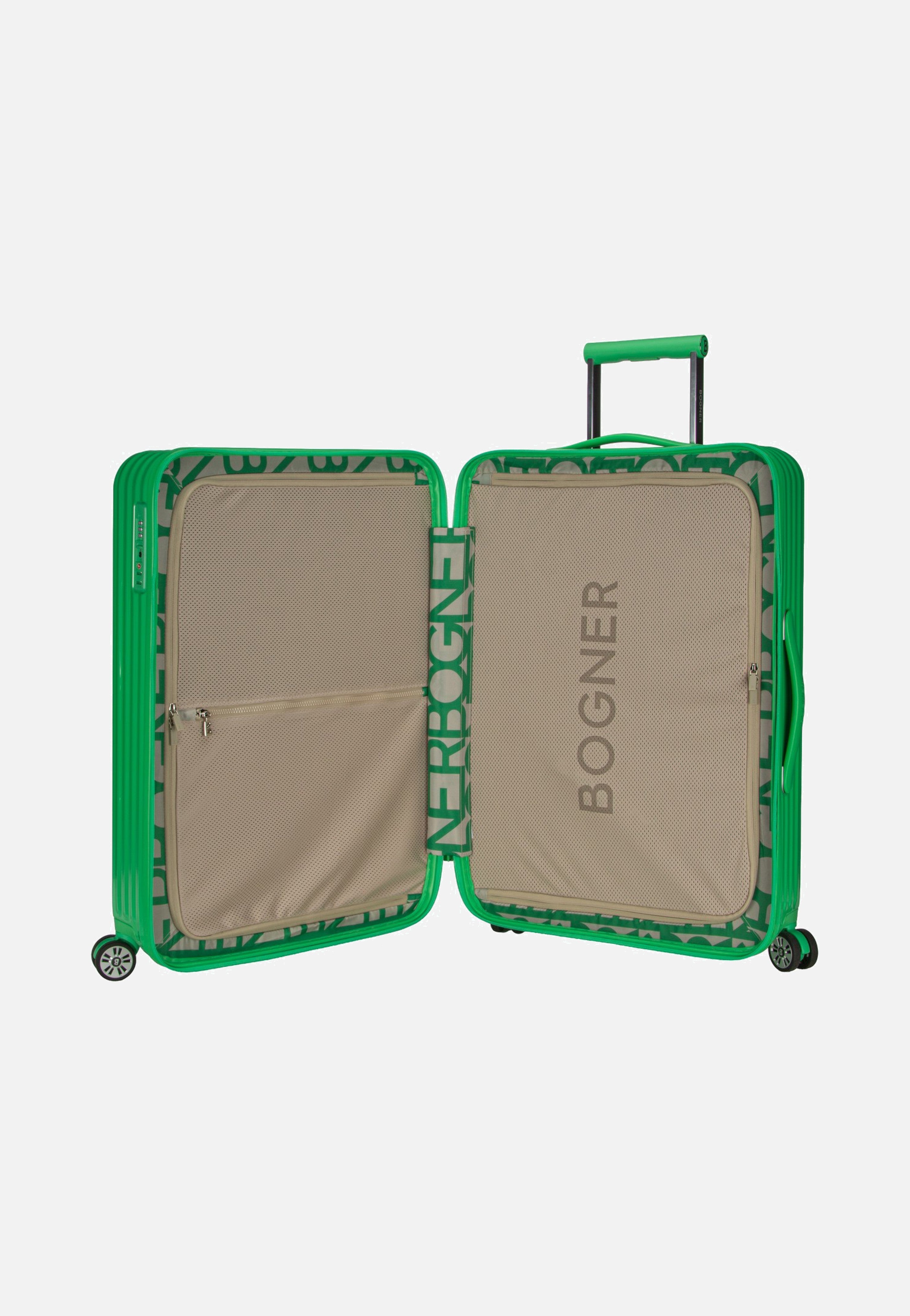 Bogner Piz C65 Trolleycase MVZ 4w Irish Green Suitcase