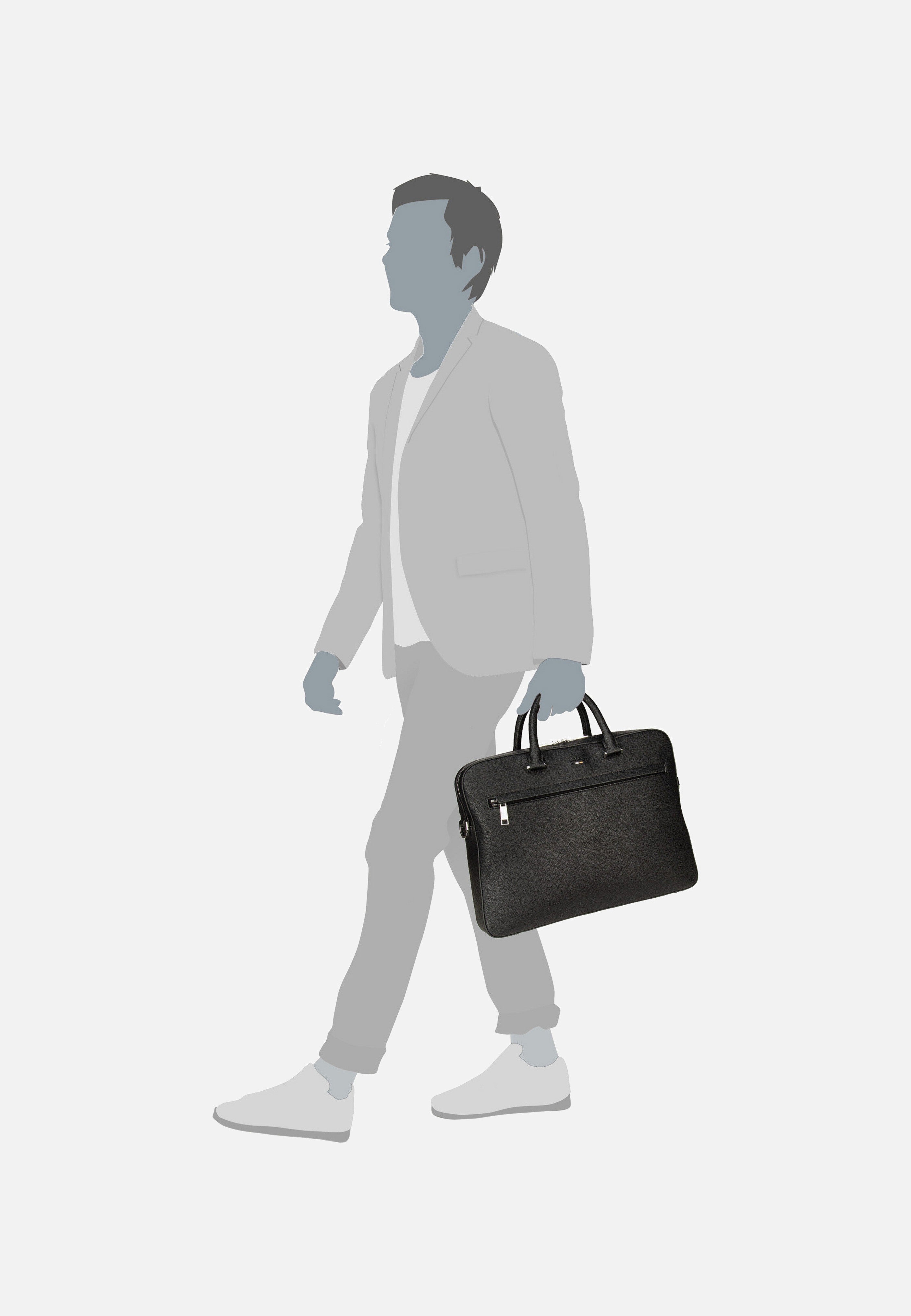 BOSS Ray 50536498 Black Briefcase