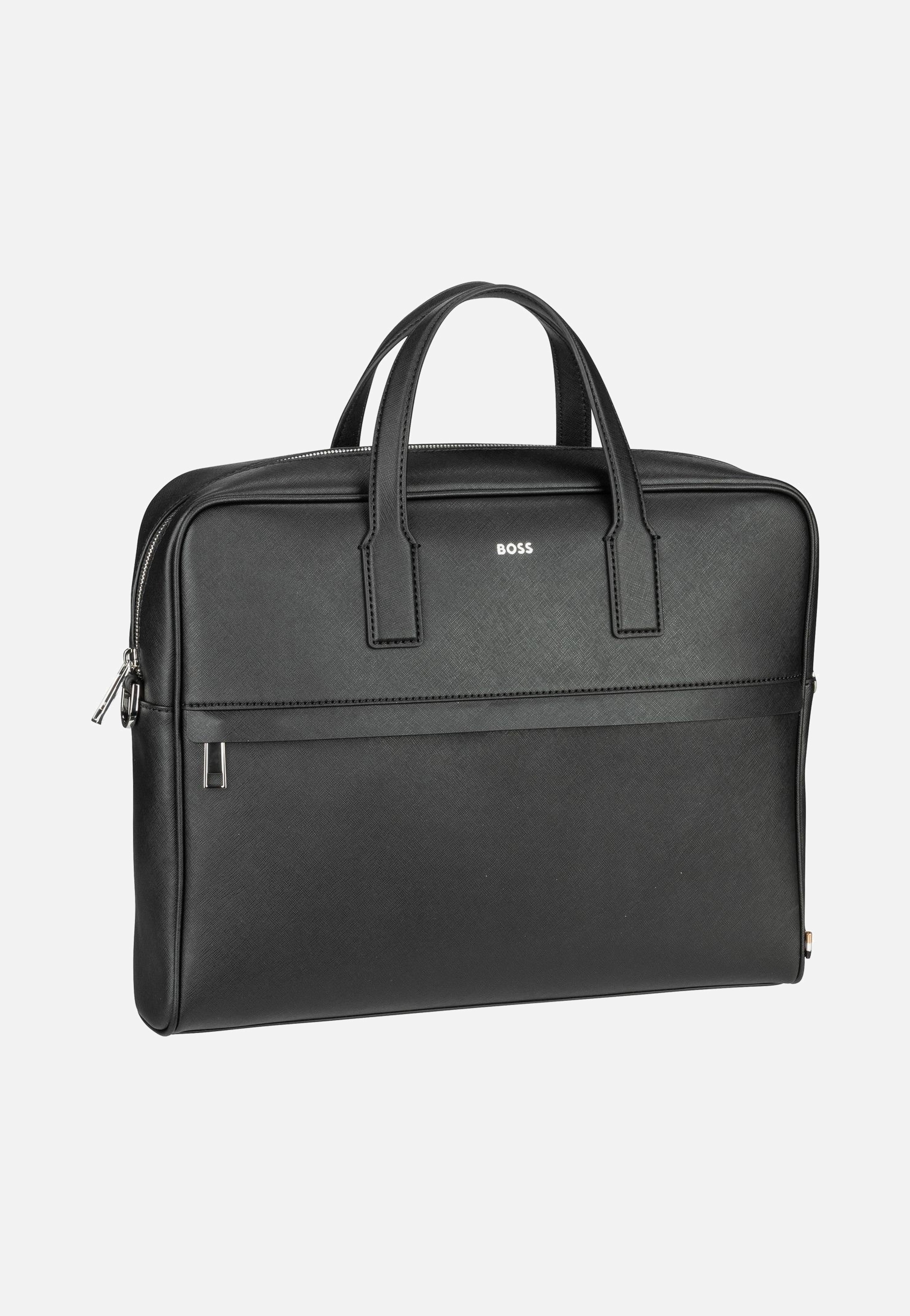 BOSS - Zair Small Document Case Black - Briefcase | Men-Image