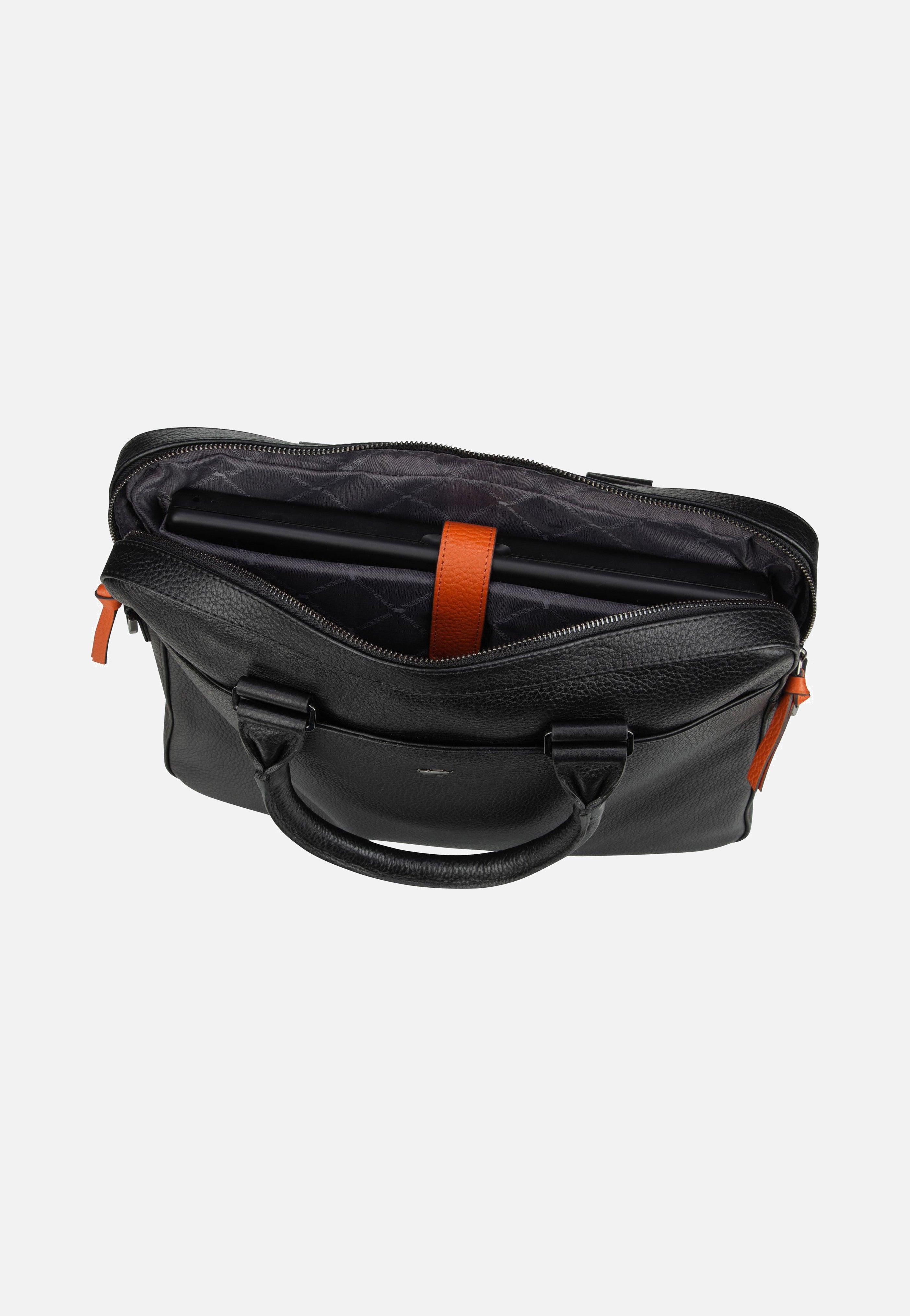Braun Büffel Novara 26365 Schwarz Briefcase
